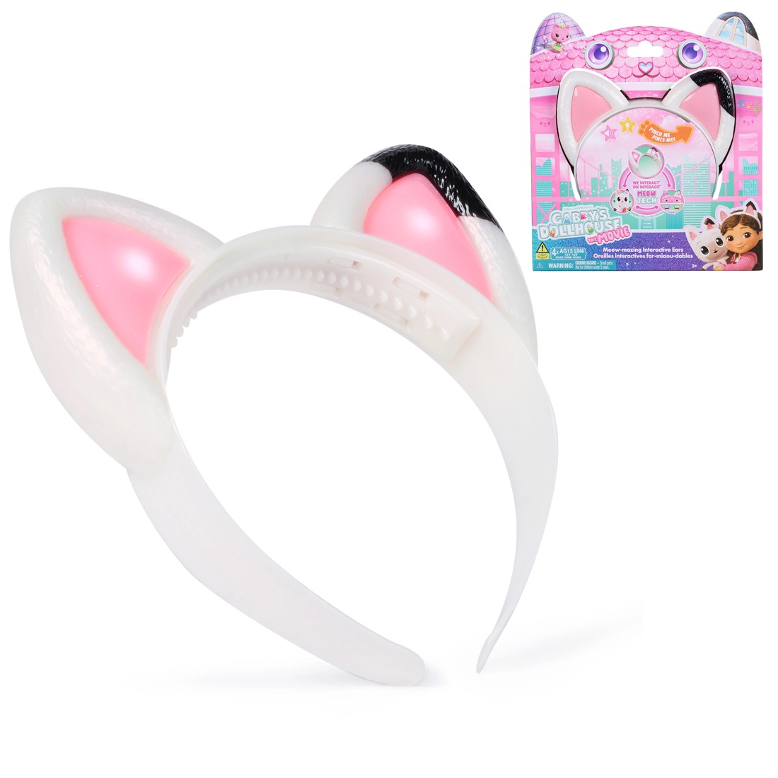 2 DreamWorks Gabby's Dollhouse The Movie: Meow-mazing Interactive Ears Toy, 2 of 7
