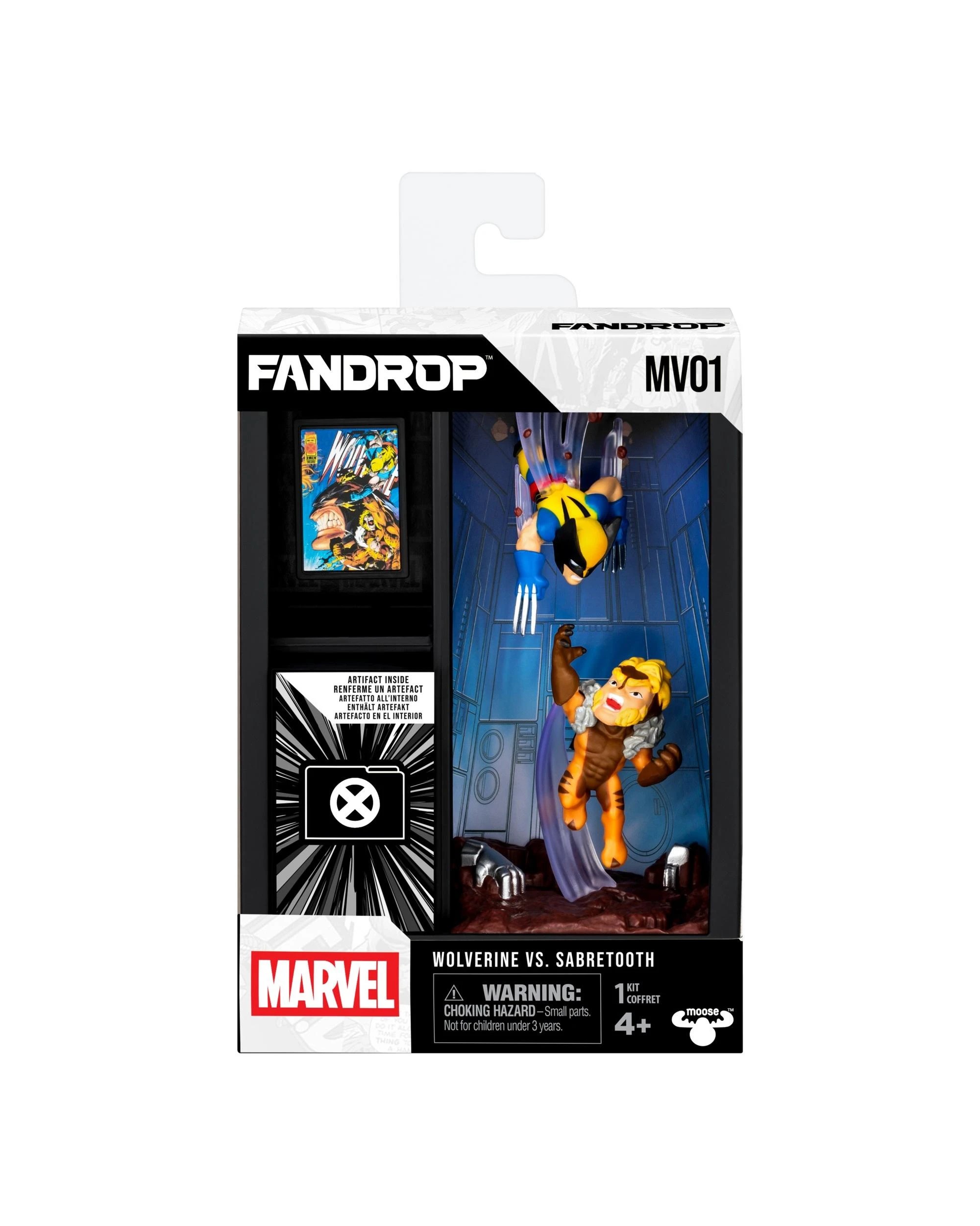 1 Fandrop Marvel MV01 Wolverine vs Sabretooth 2 Figure Diorama, 1 of 7