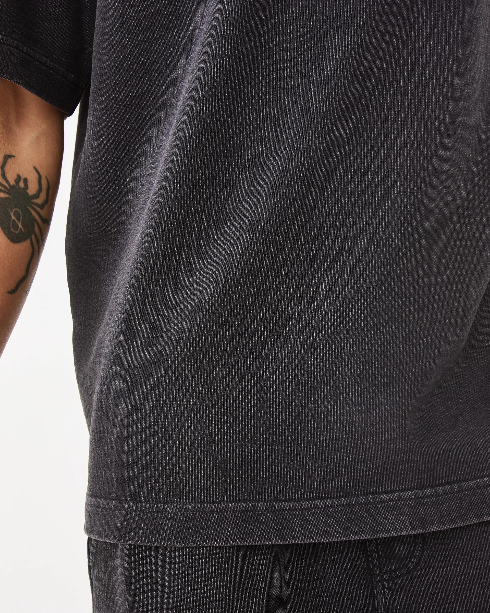 8 Terry Oversized T-shirt Black, 8 of 8