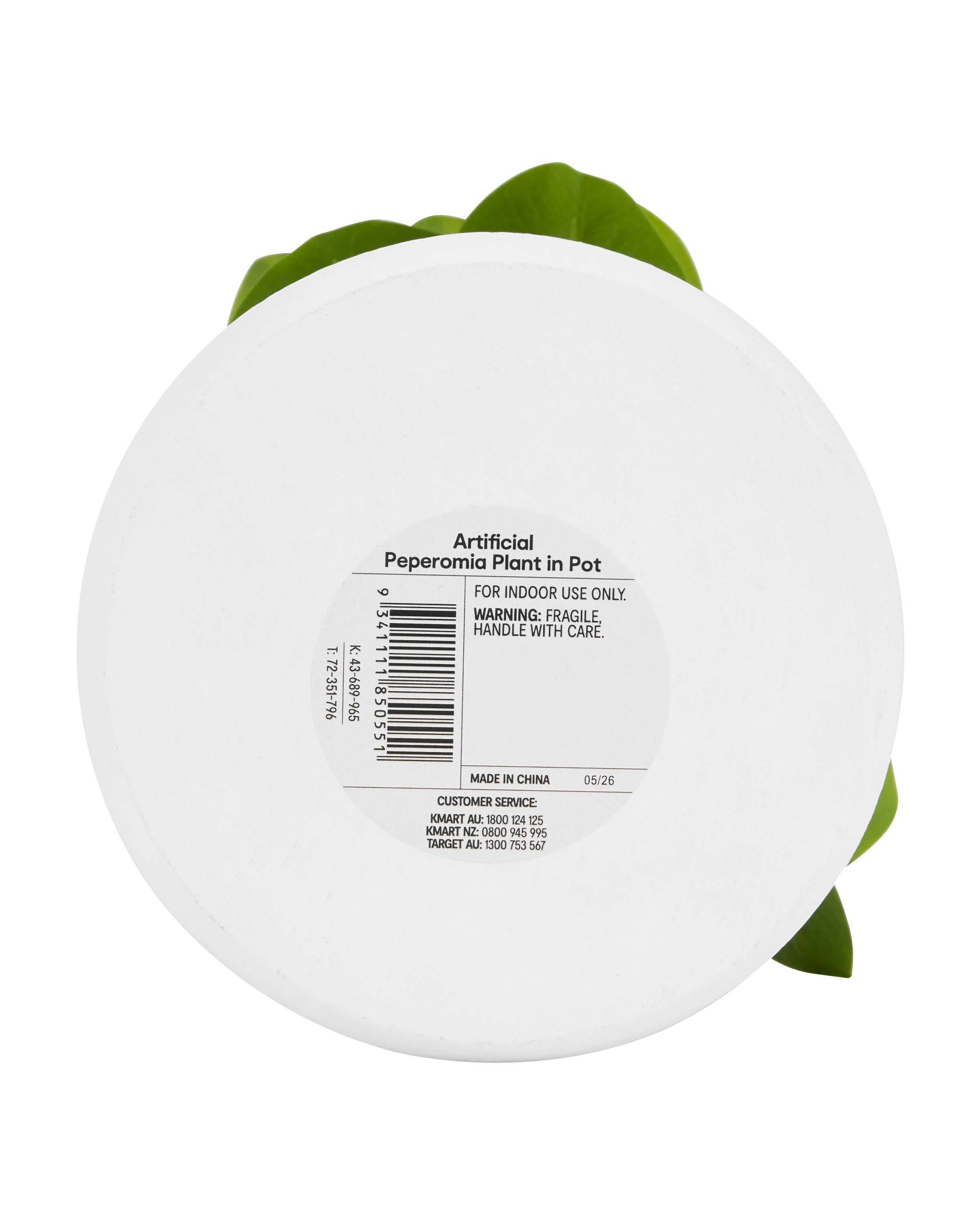 3 Artificial Peperomia Plant in Pot, 3 of 3