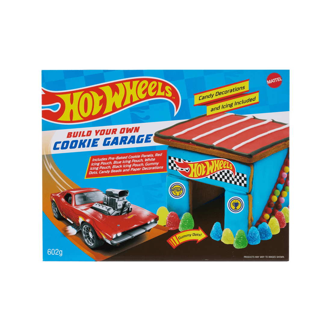 1 Hot Wheels Build Your Own Cookie Garage 602g, 1 of 3
