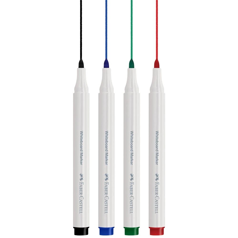 2 Faber-Castell Slim Whiteboard Marker Assorted 4 Pack, 2 of 7