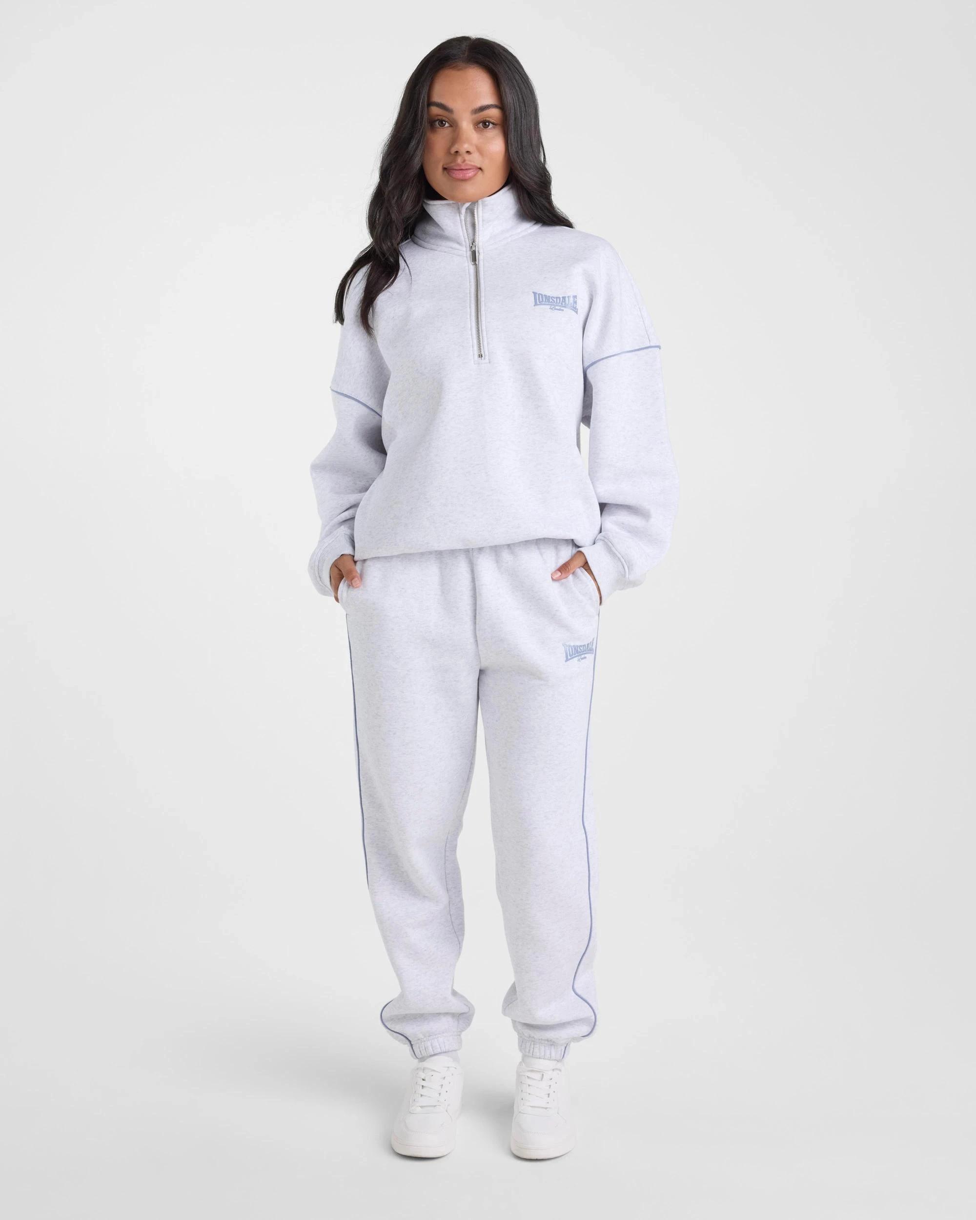 5 Lonsdale London Classic Trackpants WHITE MARLE, 5 of 5