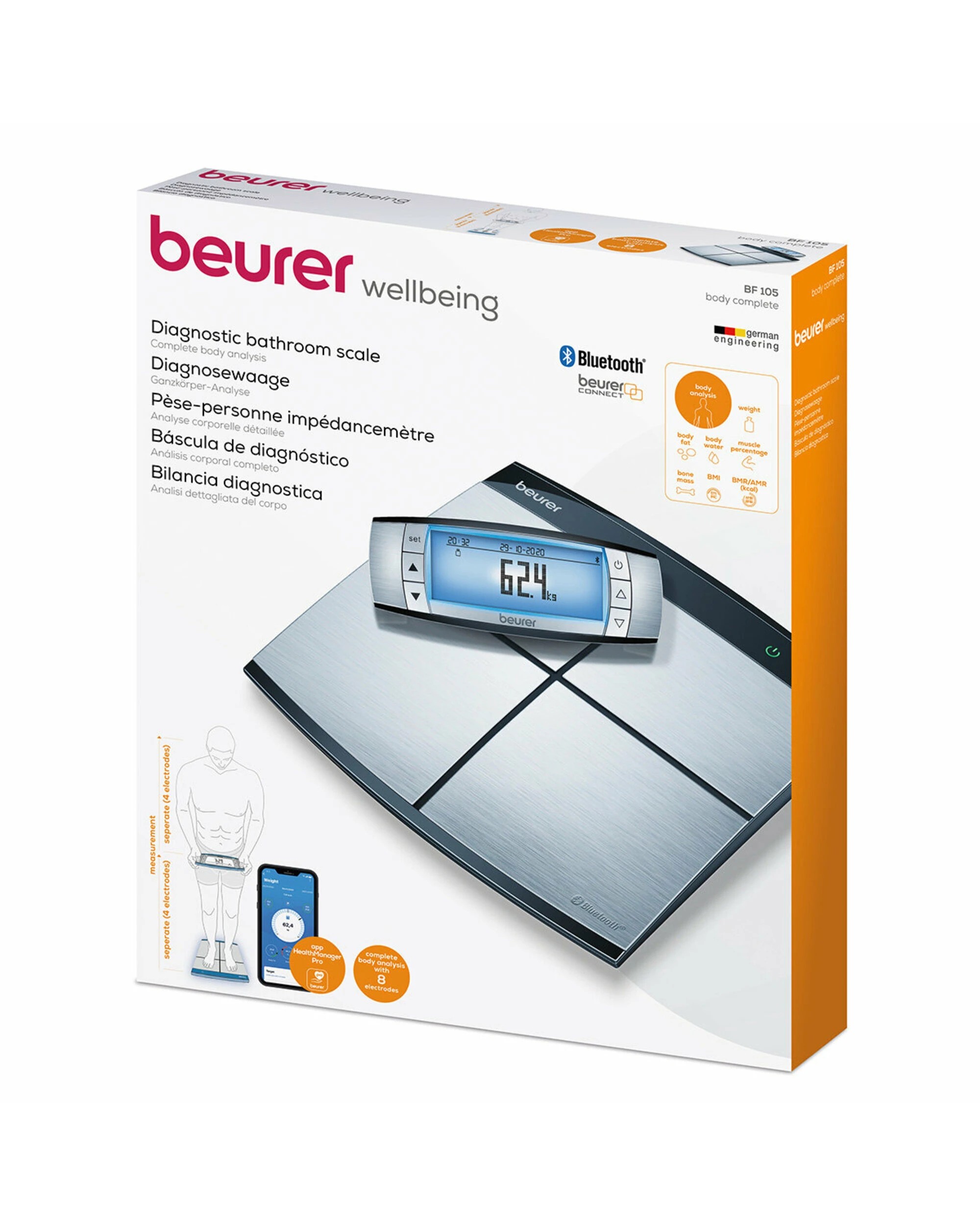 4 Beurer Body Complete Diagnostic Bathroom Scale, 4 of 5