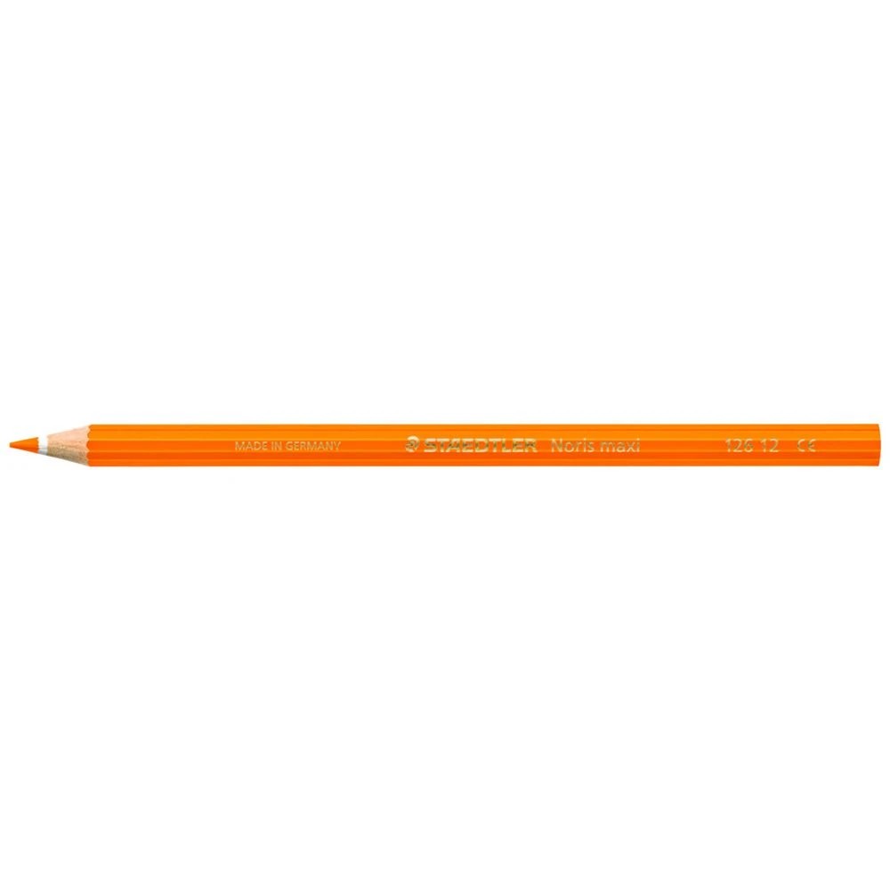 2 Staedtler Noris Maxi Learner Pencil Orange 12 Pack, 2 of 2