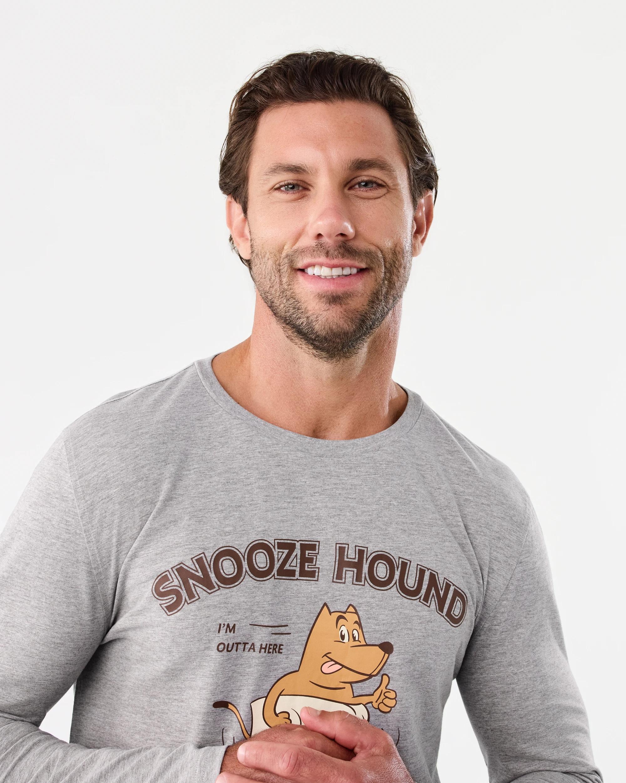 4 Long Sleeve Print Pyjama Set Gry Sleep, 4 of 8