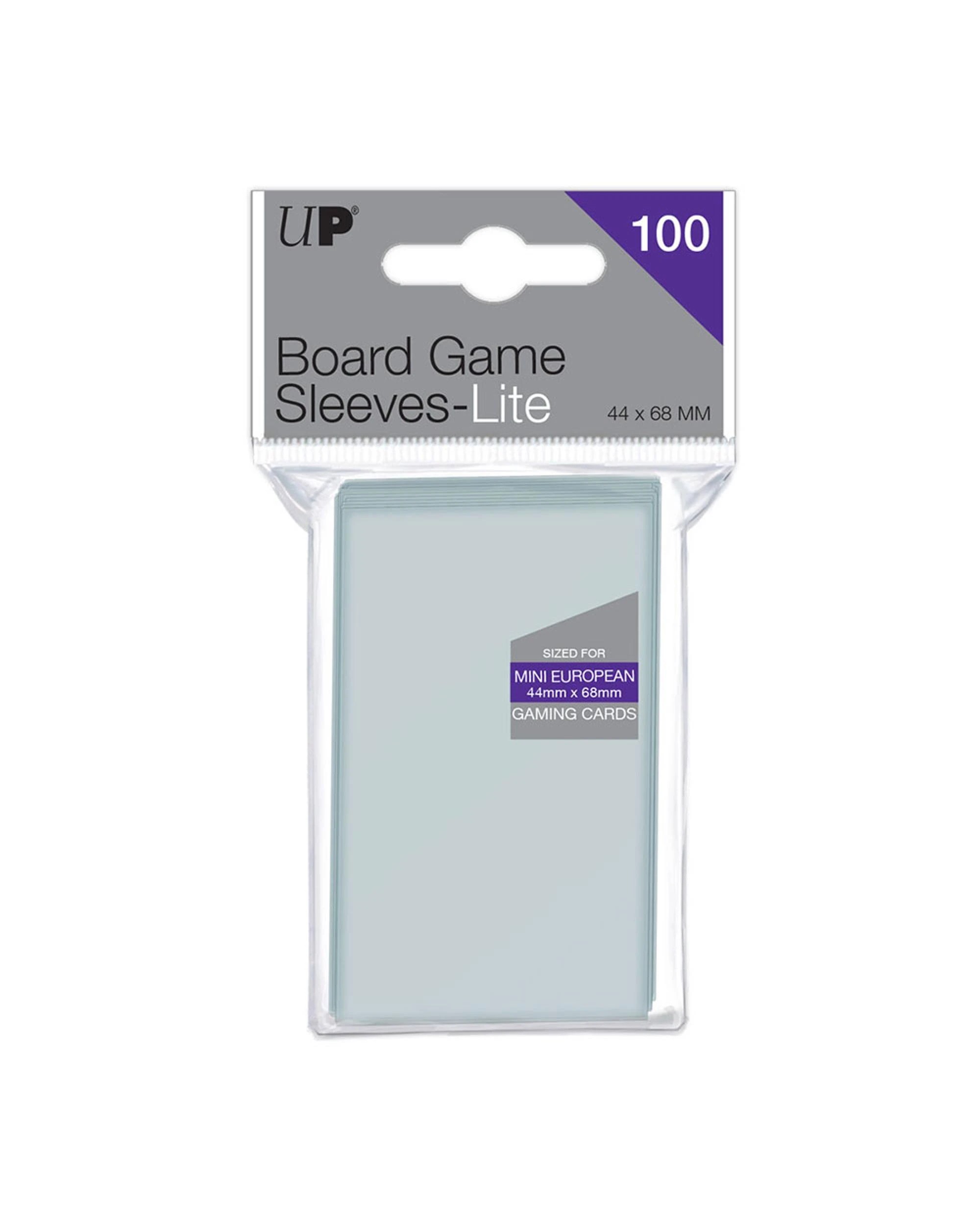 1 Ultra Pro Board Game Sleeves-Lite Mini European Sized 44mm x 68mm, 1 of 1