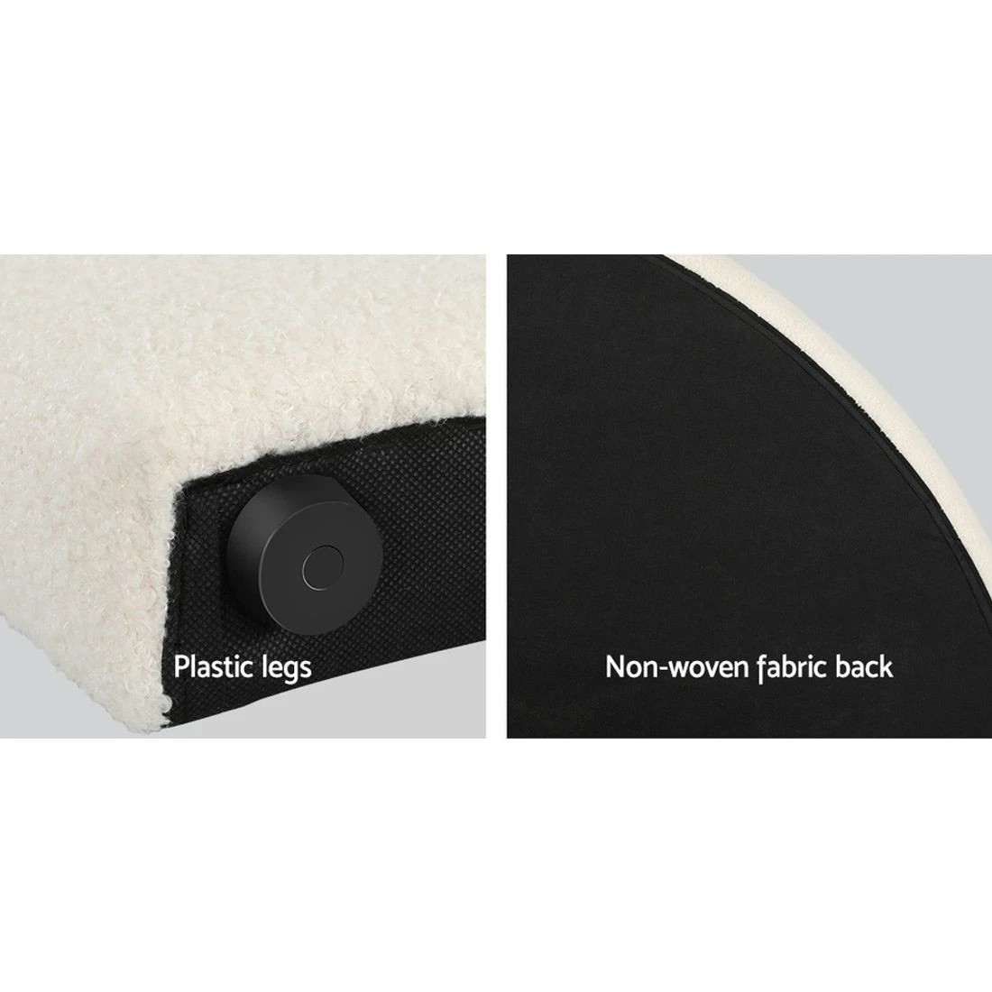 7 Artiss Bed Head Headboard Bed Frame Queen - White, 7 of 7