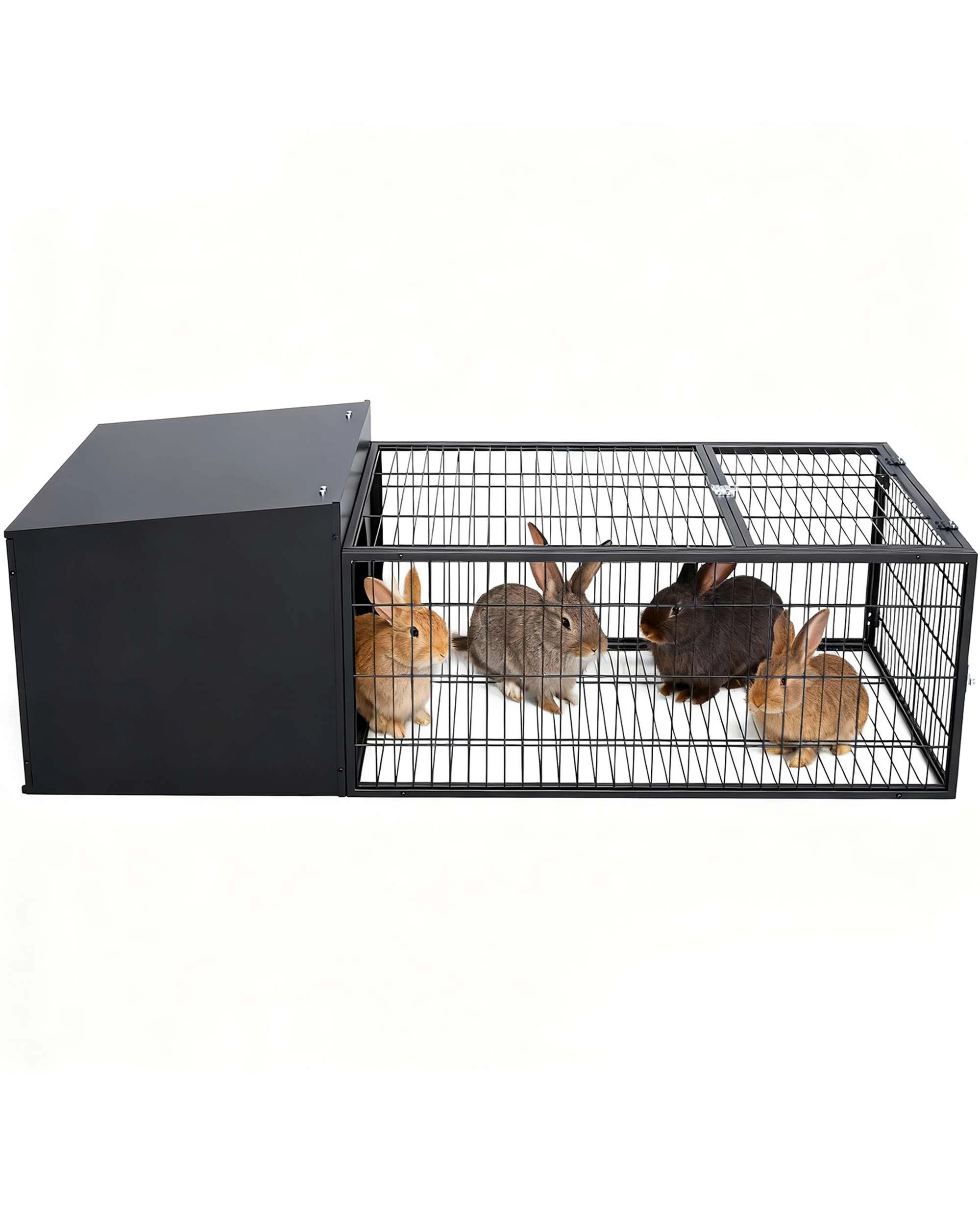 5 Advwin Rabbit Hutch 125x55cm Bunny Cage Guinea Pig Cage Pet Cage, 5 of 9