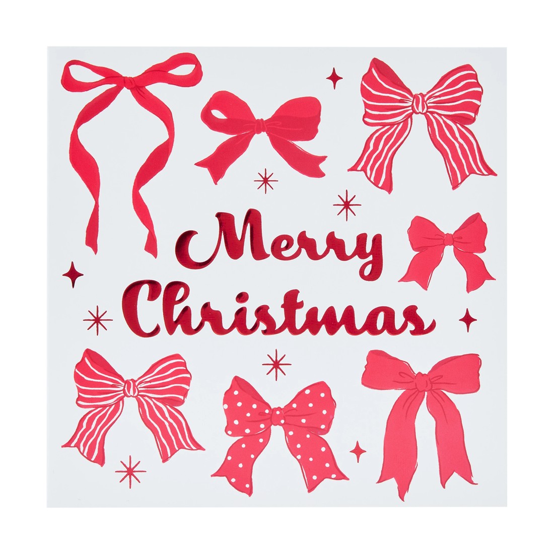 5 10 Pack Square Christmas Cards - Assorted, 5 of 8