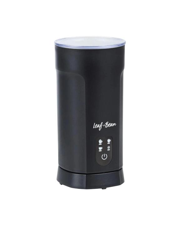Leaf & Bean Electric Milk Frother & Warmer 240ml - Black