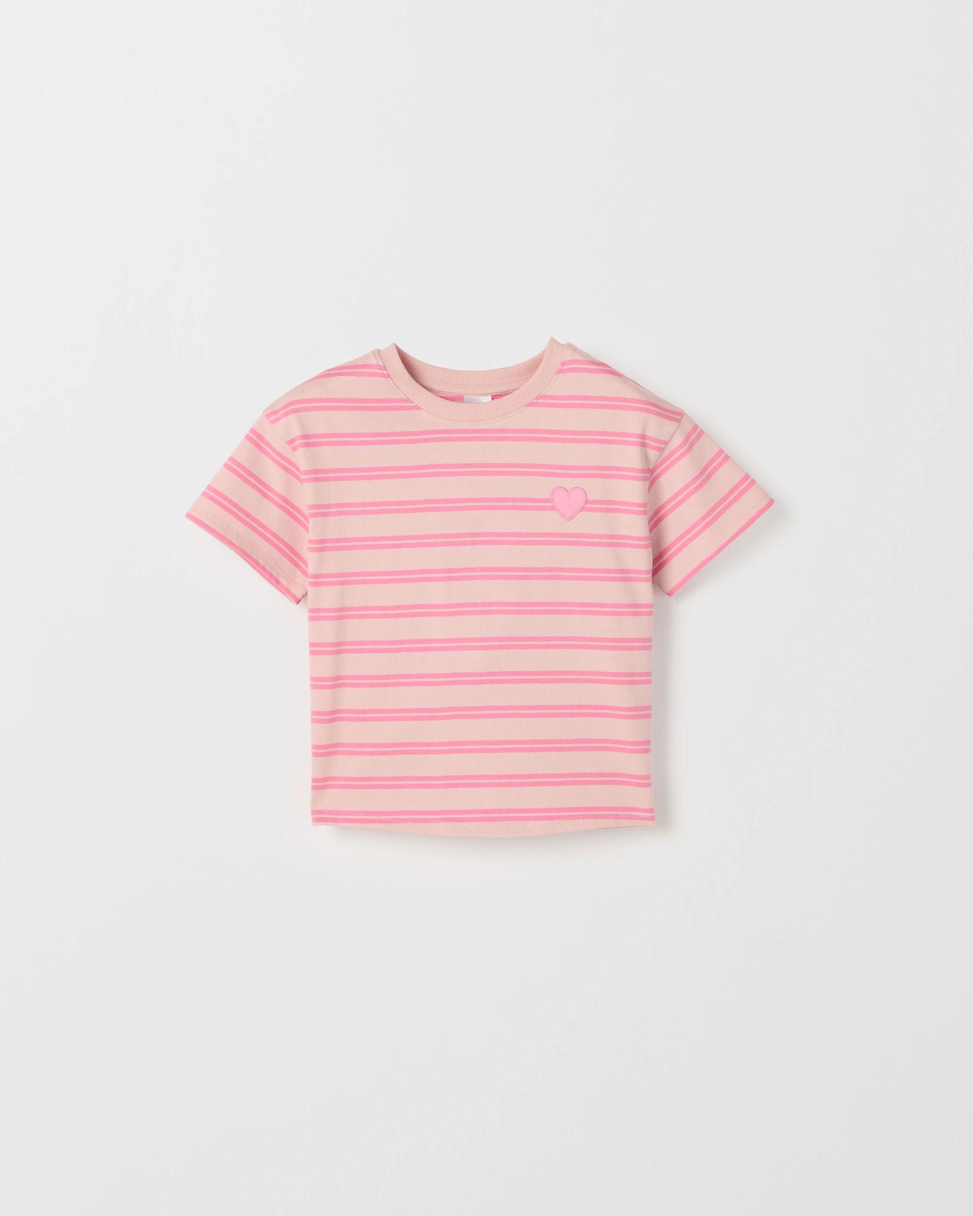 5 Target Kids Australian Cotton Heavyweight Knit T-Shirt STRIPE, 5 of 6