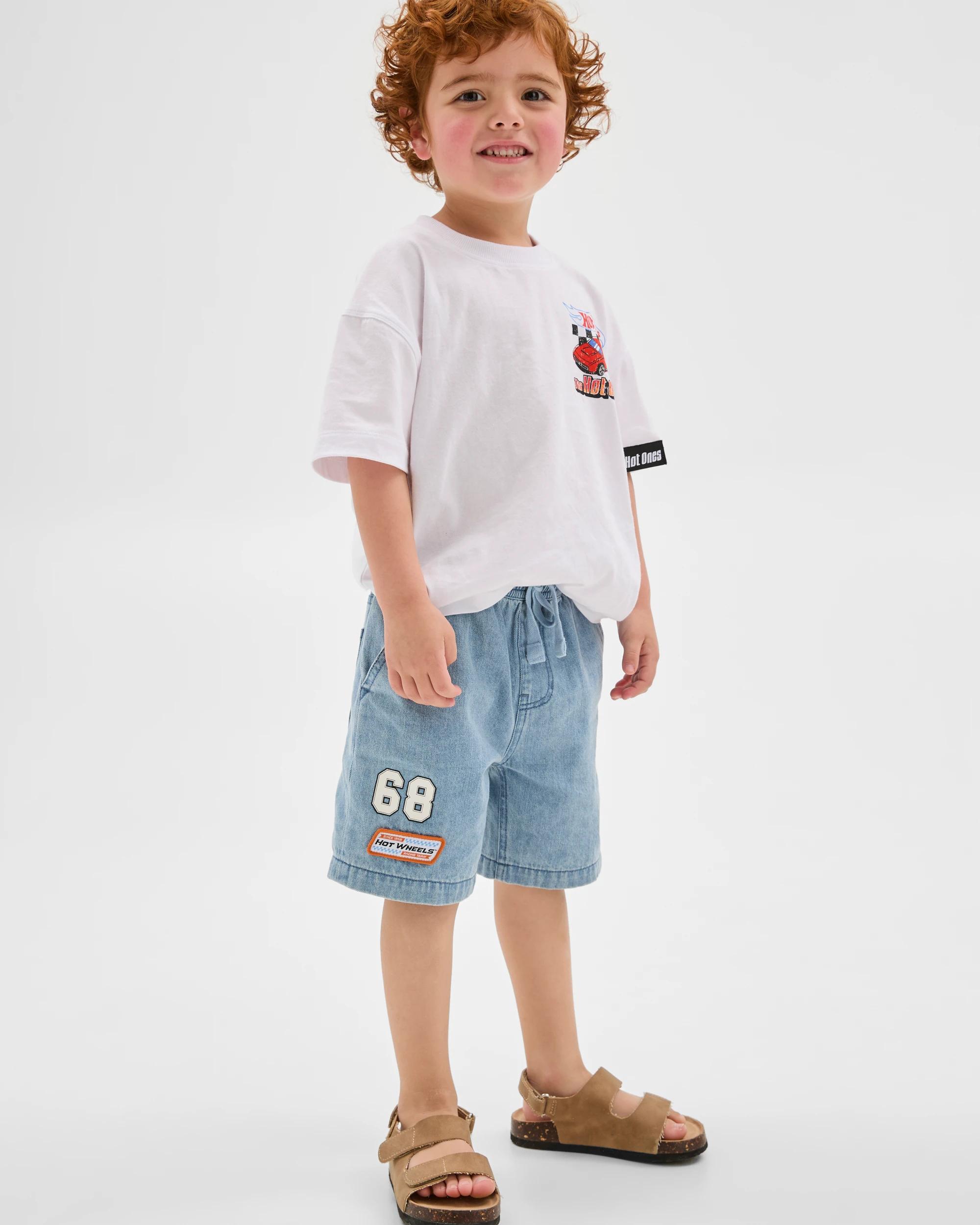 1 Australian Cotton Hot Wheels T-shirt WHITE, 1 of 6