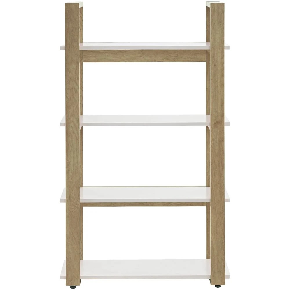 2 Copenhagen 4 Shelf Bookcase Shelves Home Office Storage, 2 of 10