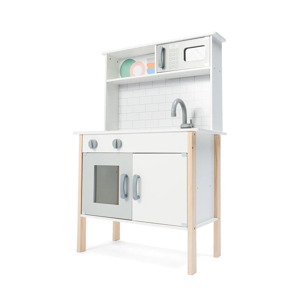 6 Wooden Kitchen with Light and Sound Stove, 6 of 10