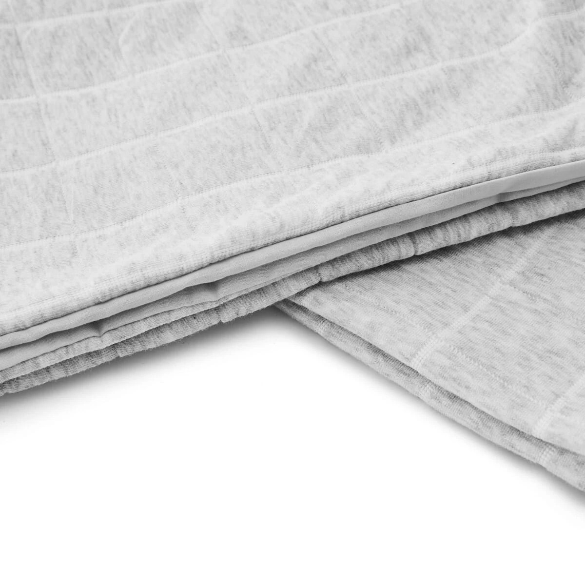 6 Jersey Quilt Cover Set - Double Bed, Grey, 6 of 6