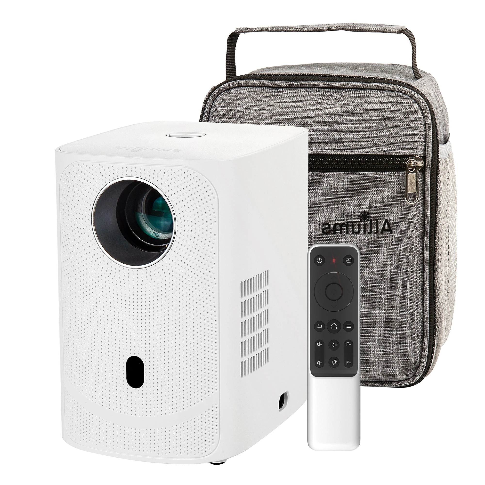 3 Alliums Projector Electric Focus, 200 inch HD 1080p Supported, 100,000-Hour Lamp Life - White, 3 of 3