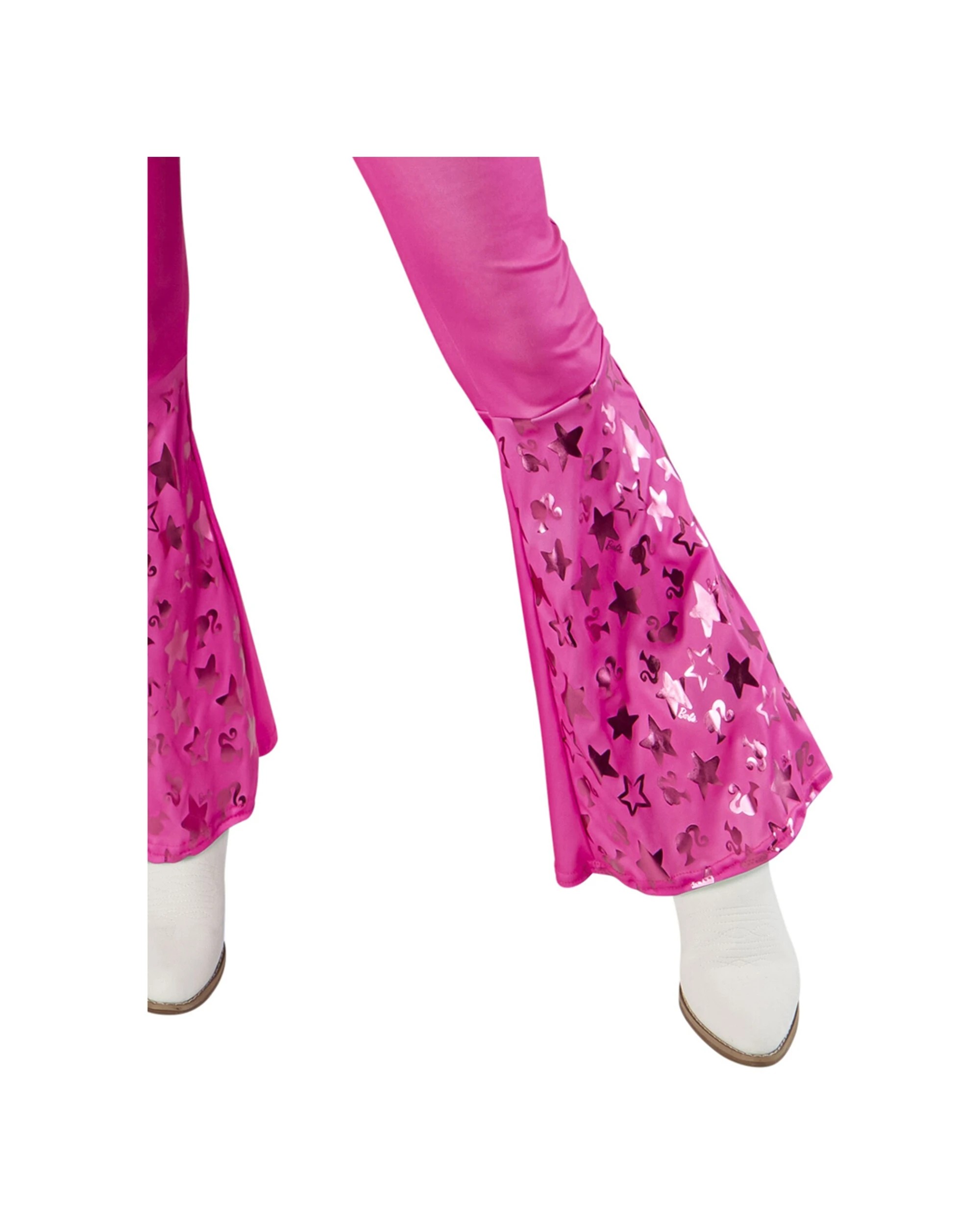 4 Barbie 4pc Cowgirl Deluxe Costume Dress Necktie Hat Kids Medium Outfit - Pink, 4 of 4