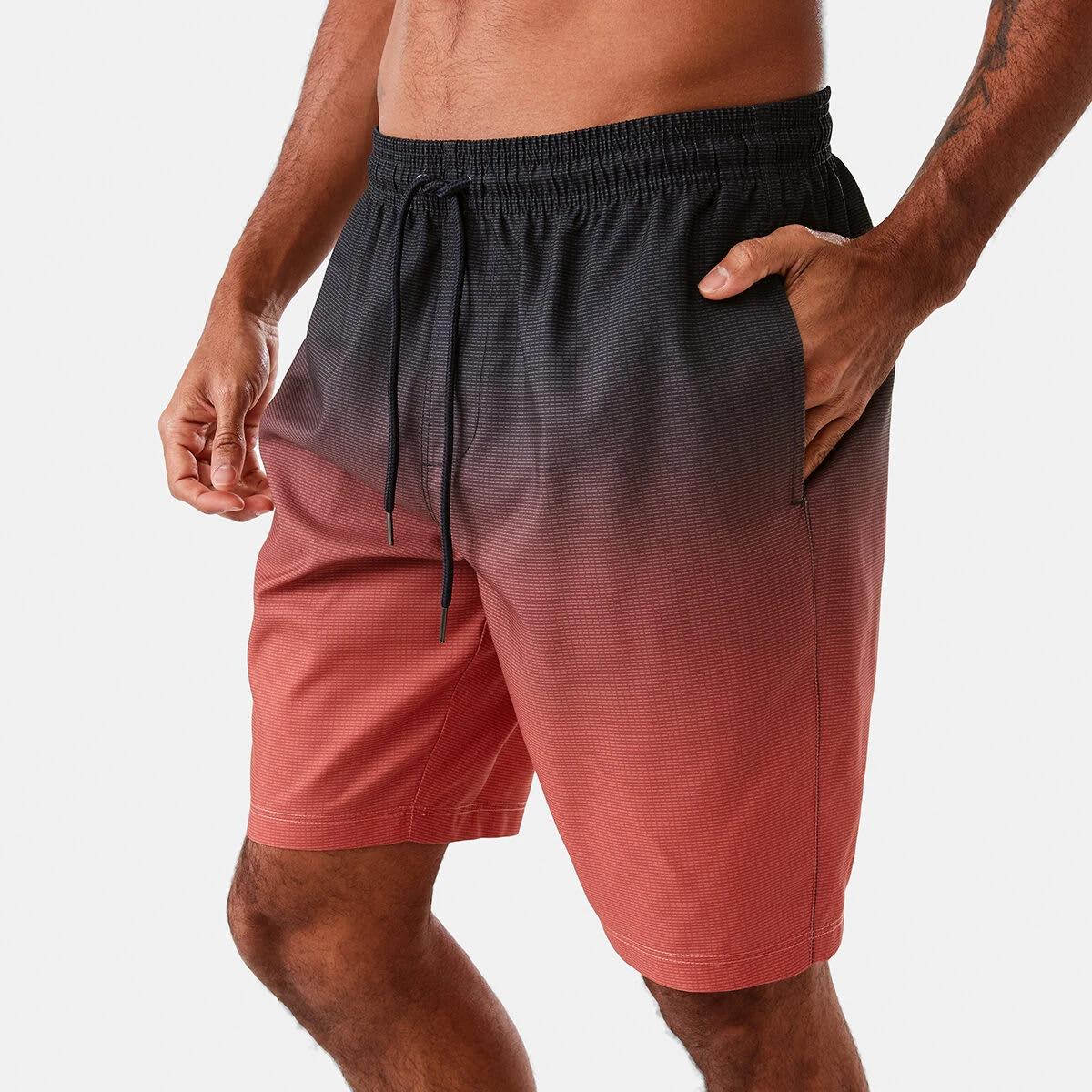 2 Long Length Boardshorts Red Gradnt, 2 of 7