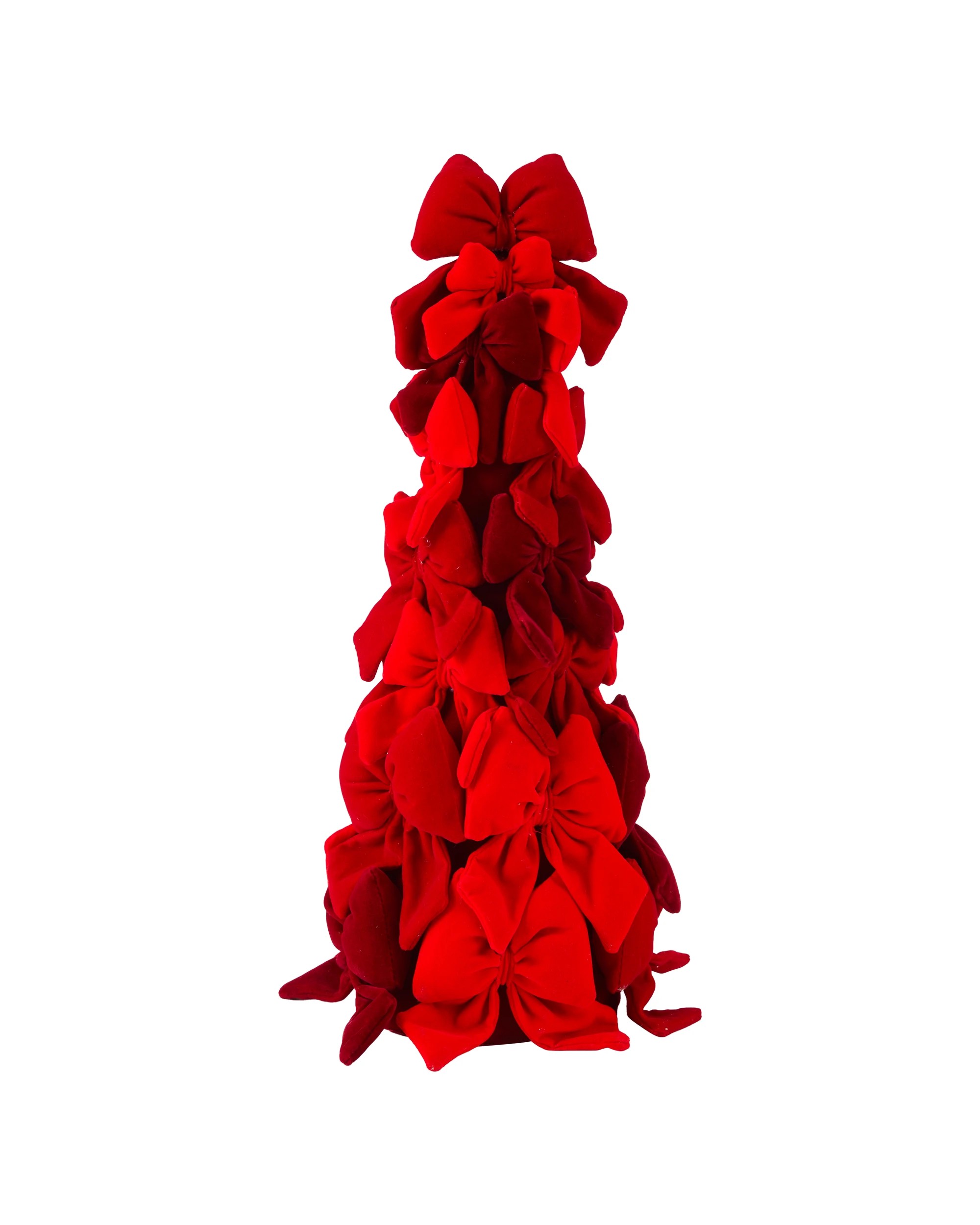 1 Velvet Bow Tabletop Tree, 1 of 5