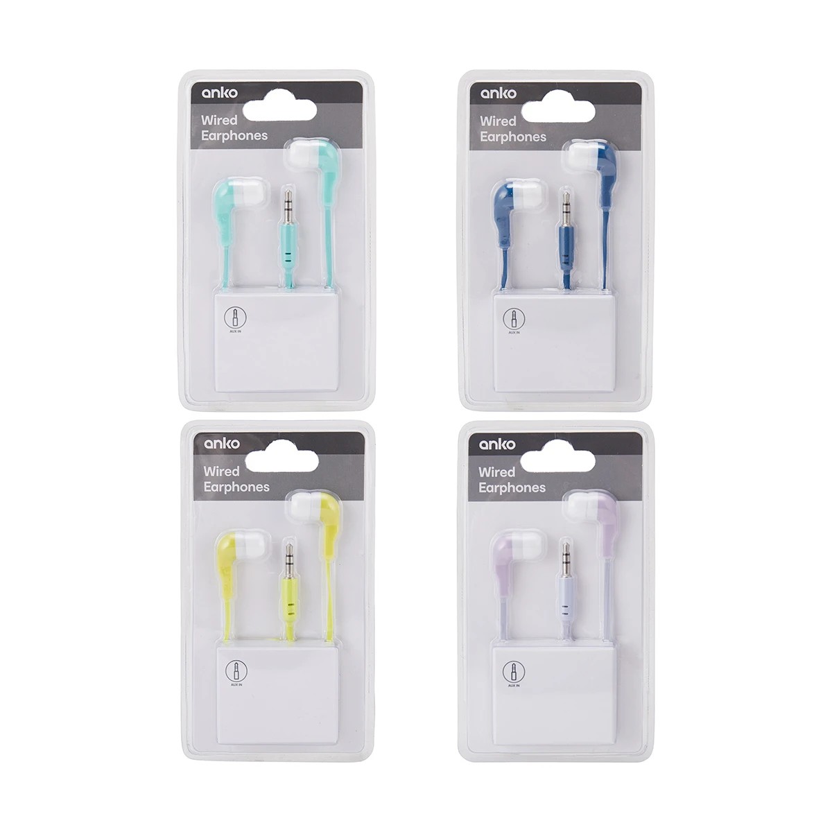 7 Wired Earphones - Assorted, 7 of 7