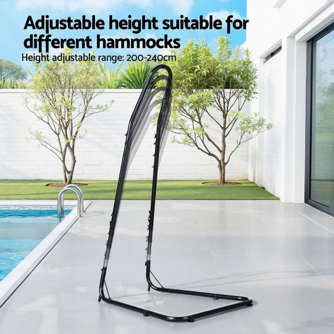 6 Gardeon Hammock Hanging Chair with Steel - Multi, 6 of 8