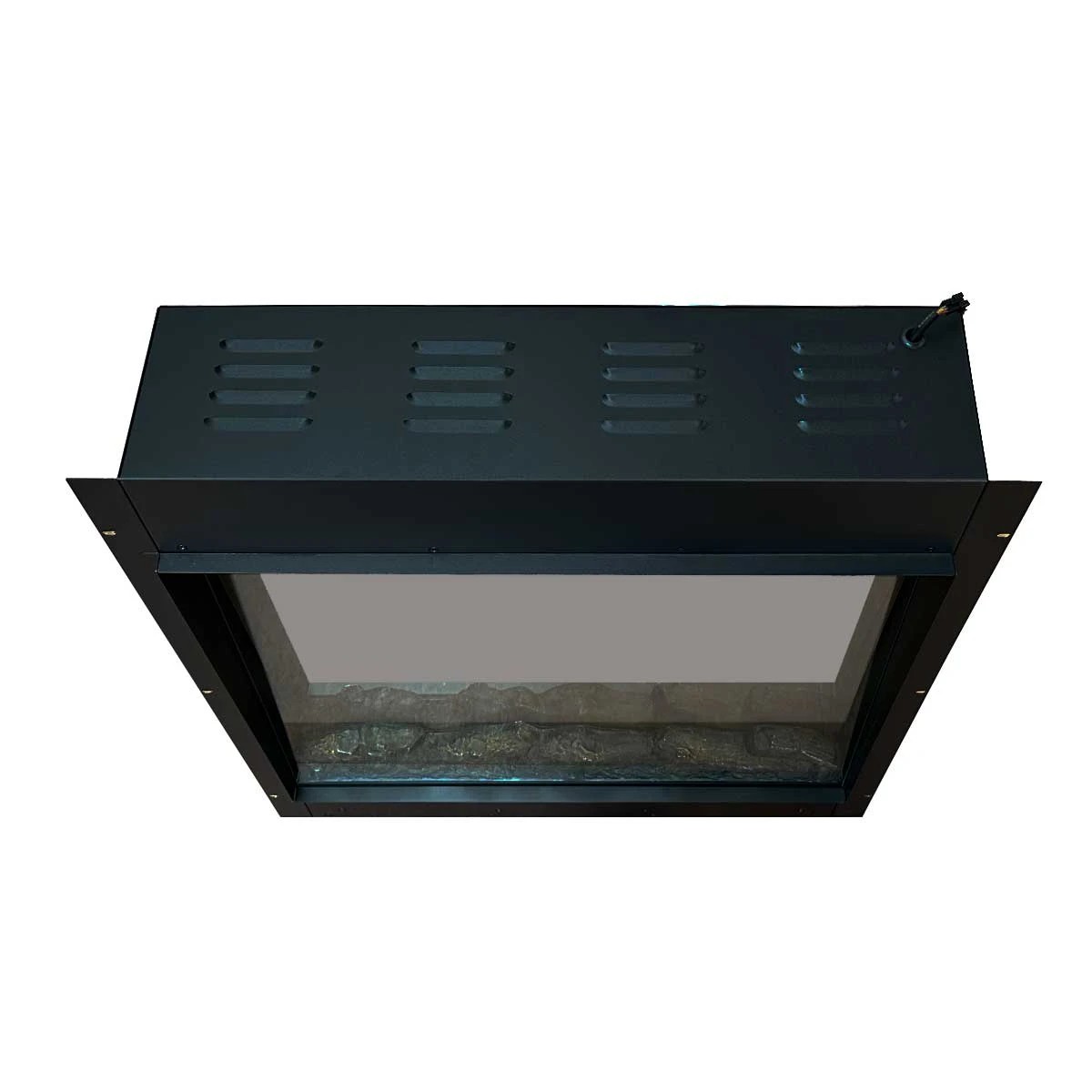 10 Moda Living Aristo 28 inch Electric Fireplace - Frameless - Black, 10 of 10