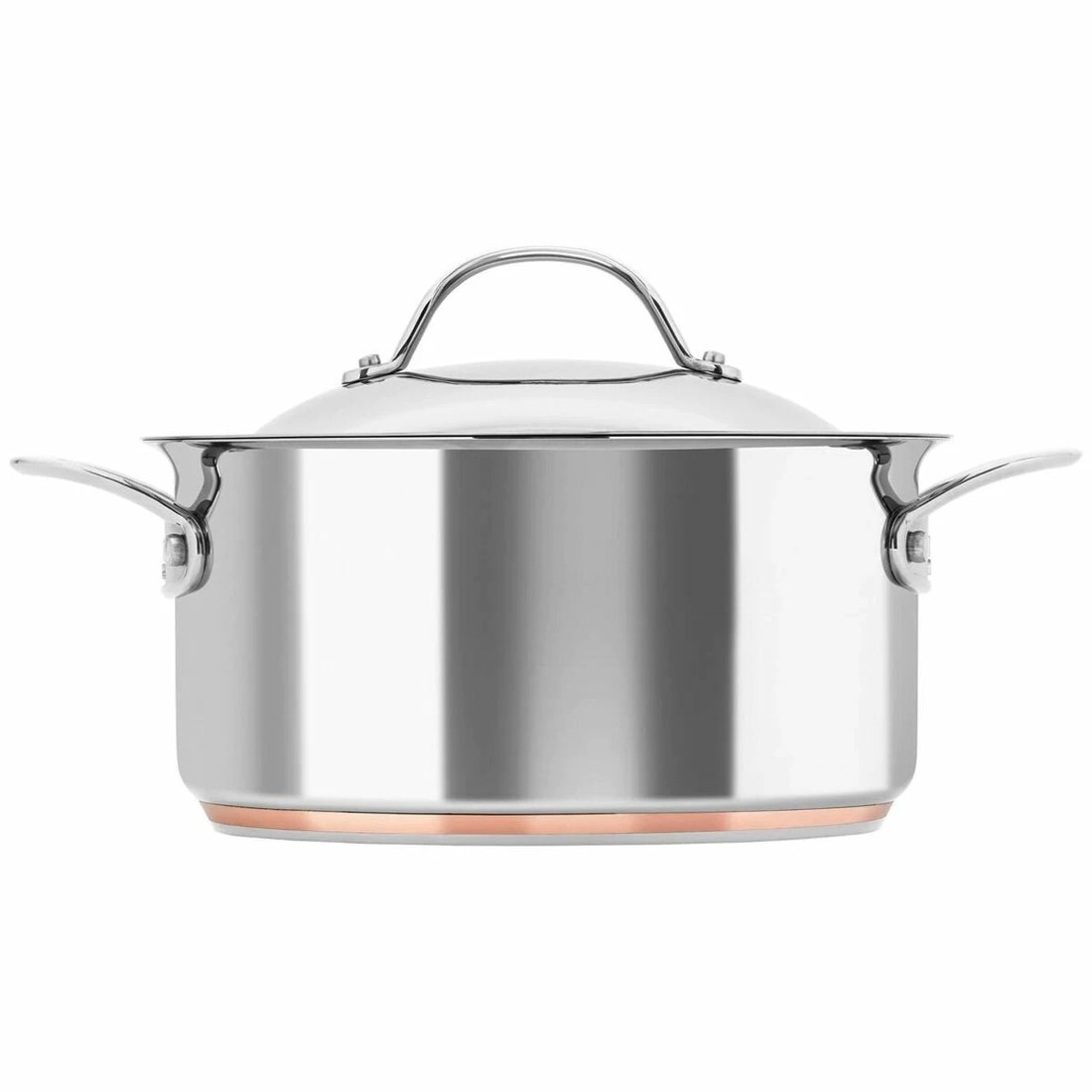 1 Chasseur Le Cuivre 5.2 Litre Casserole with Lid, 1 of 2