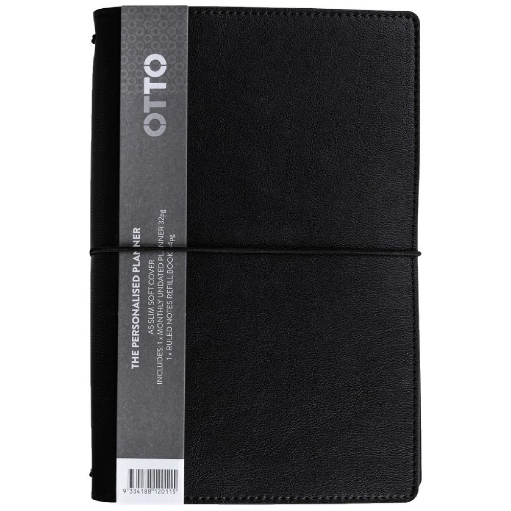 1 Otto Personal Undated Planner Black, 1 of 10