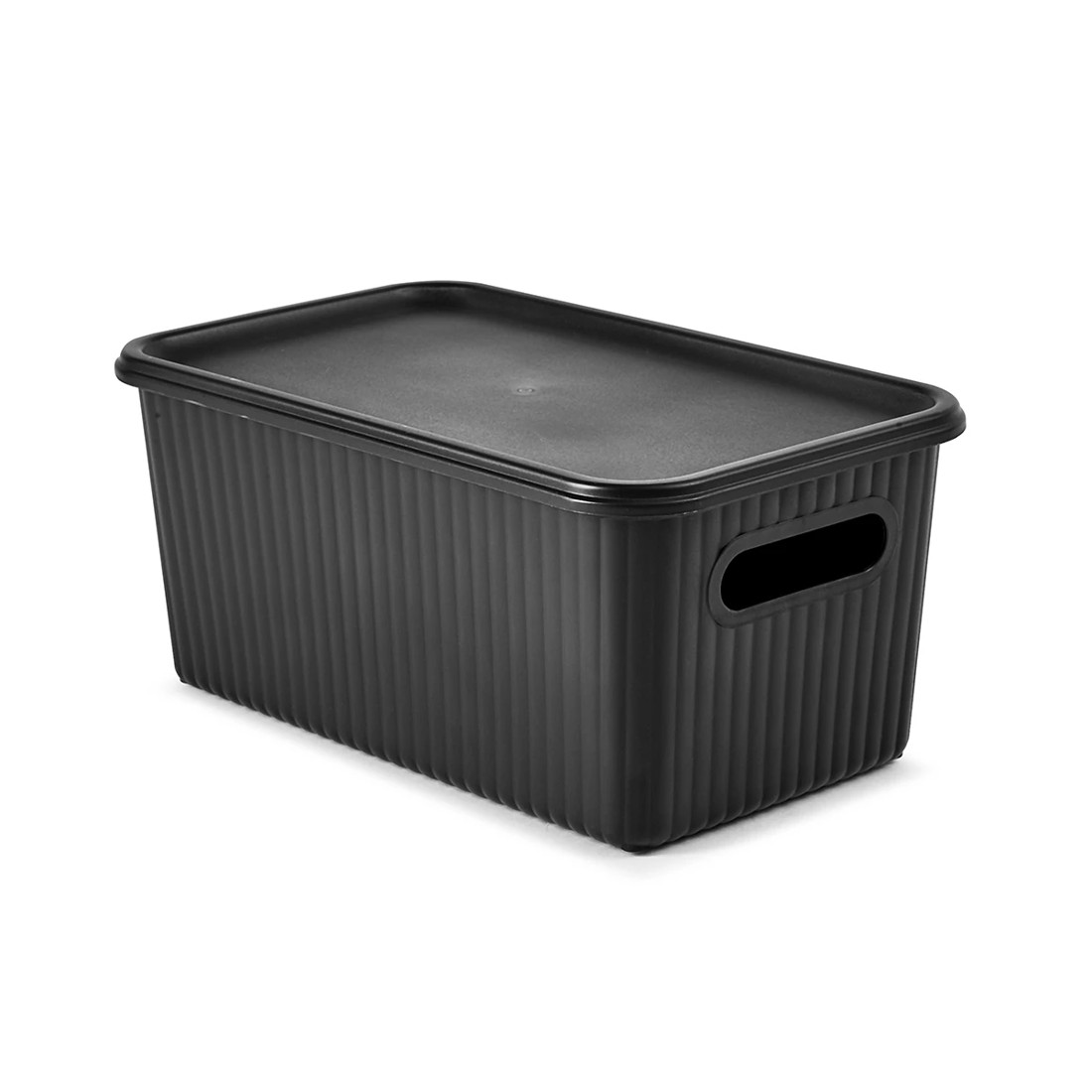 2 5L Ribbed Container - Black, 2 of 10