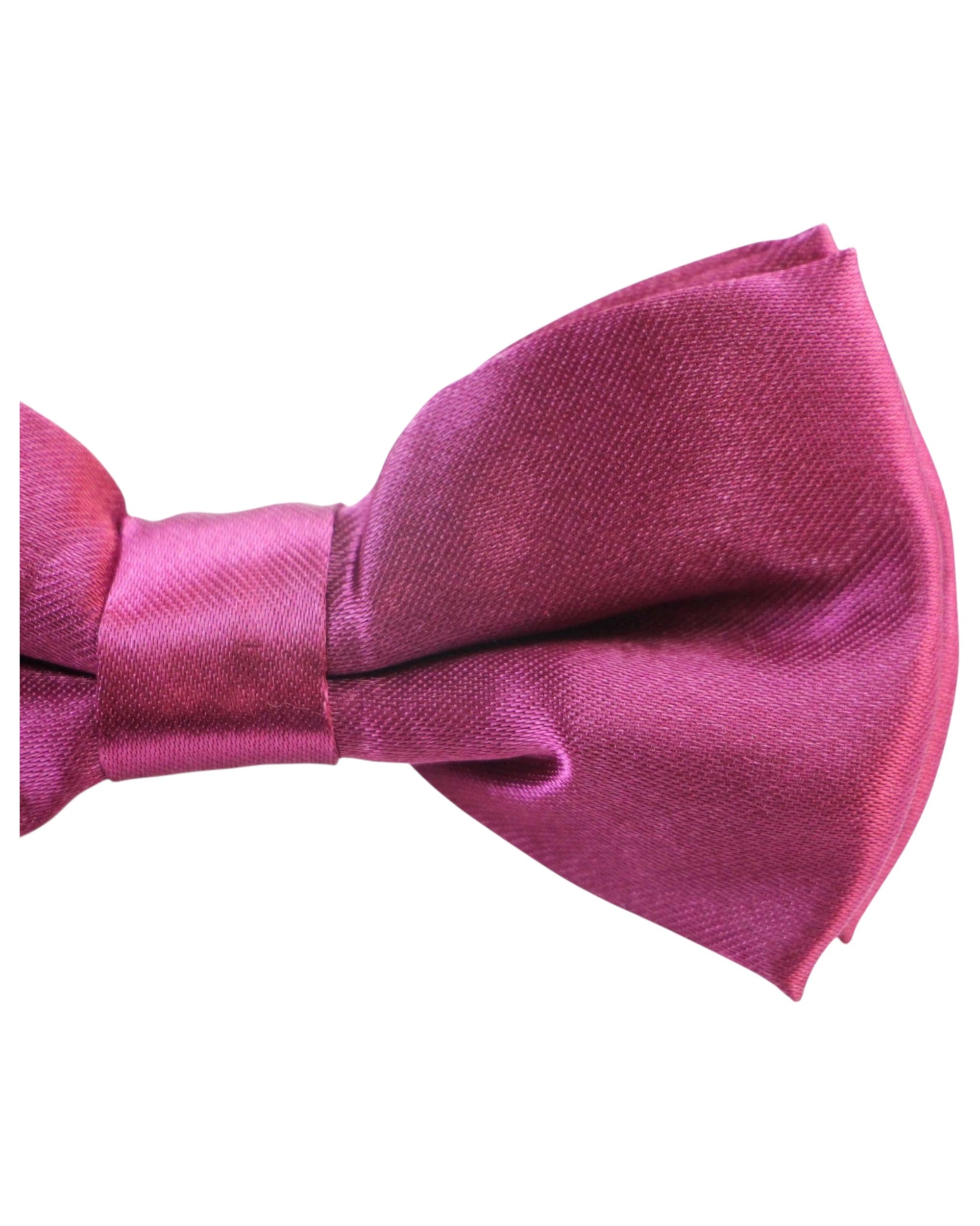 3 Zasel Boys Burgundy Plain Bow Tie - Red, 3 of 5