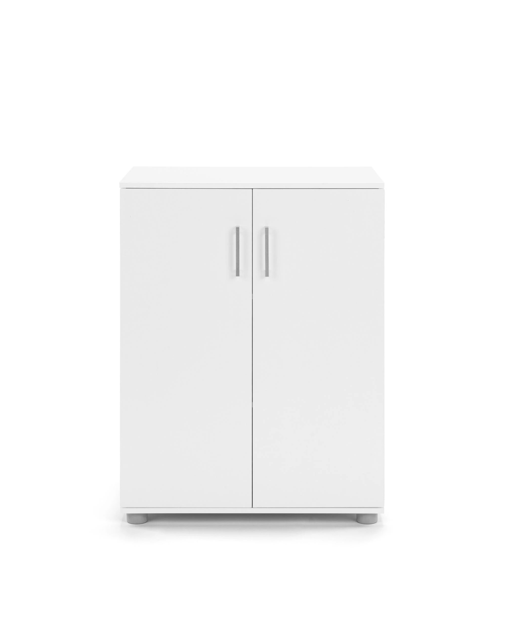 5 Kodu Pantry Cupboard General Storage Cabinet 2 Door 2 Tier Shelf Multipurpose - White, 5 of 10