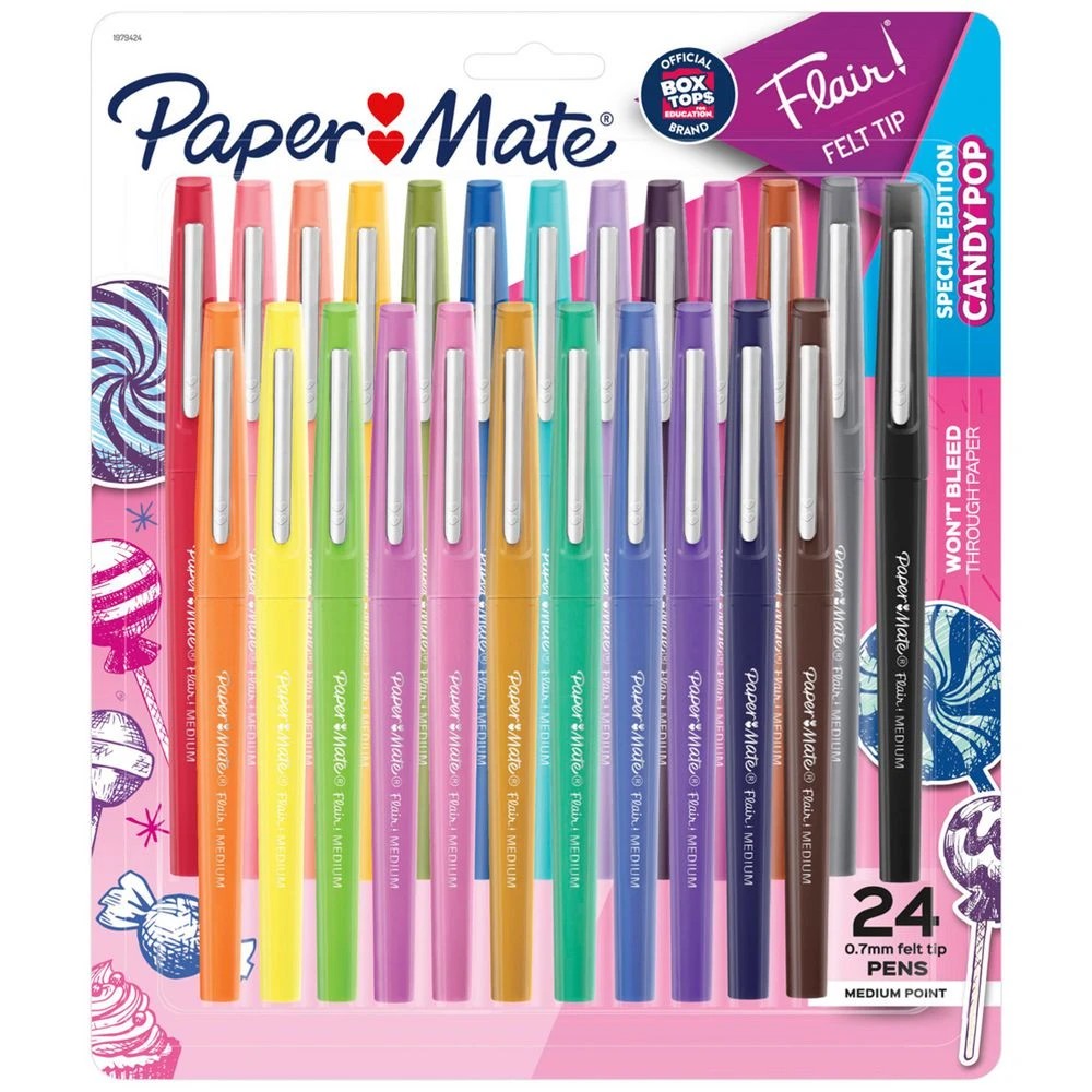 1 Paper Mate Flair Fineliners Candy Pop 24  Pack, 1 of 10