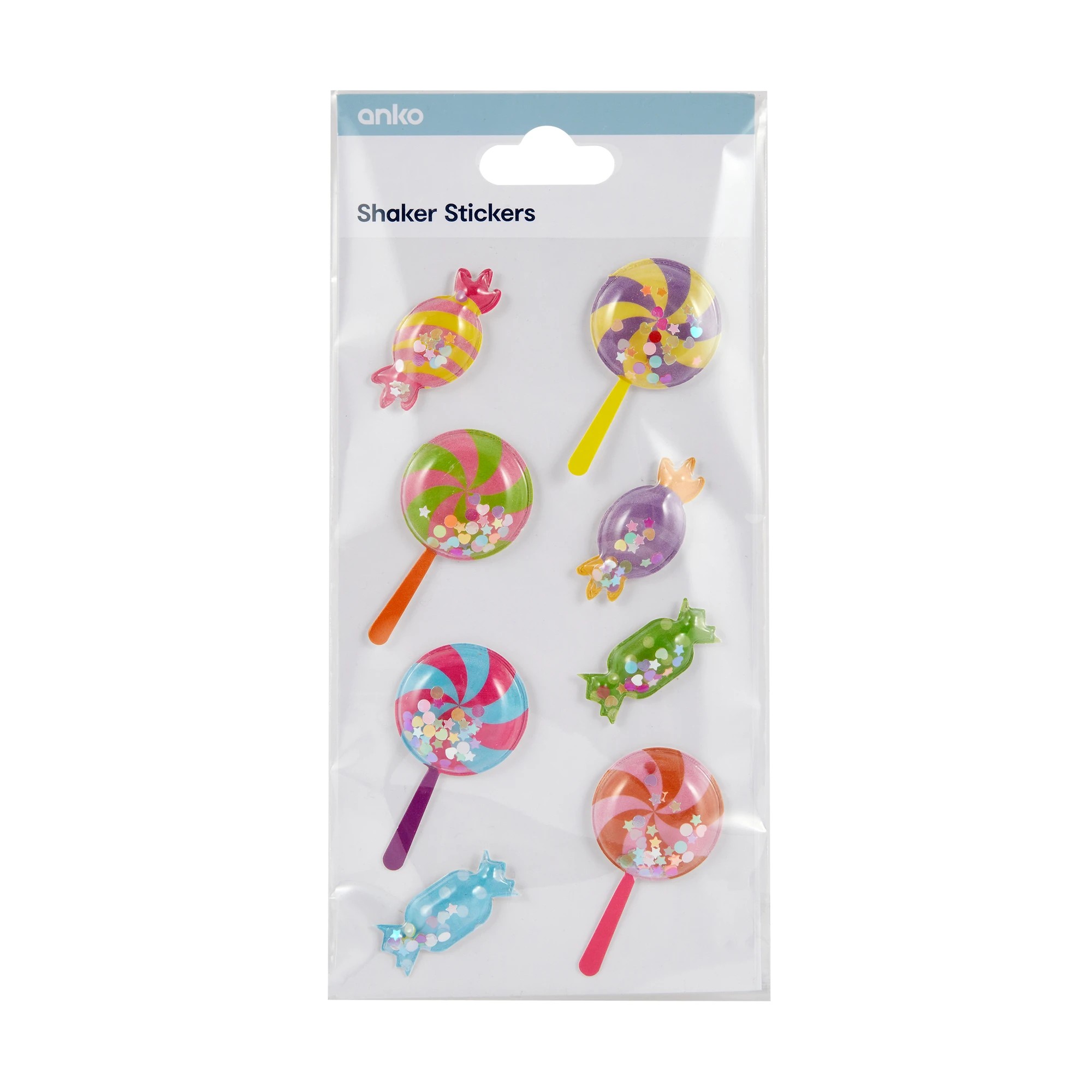 1 8 Piece Shaker Stickers - Candy, 1 of 2