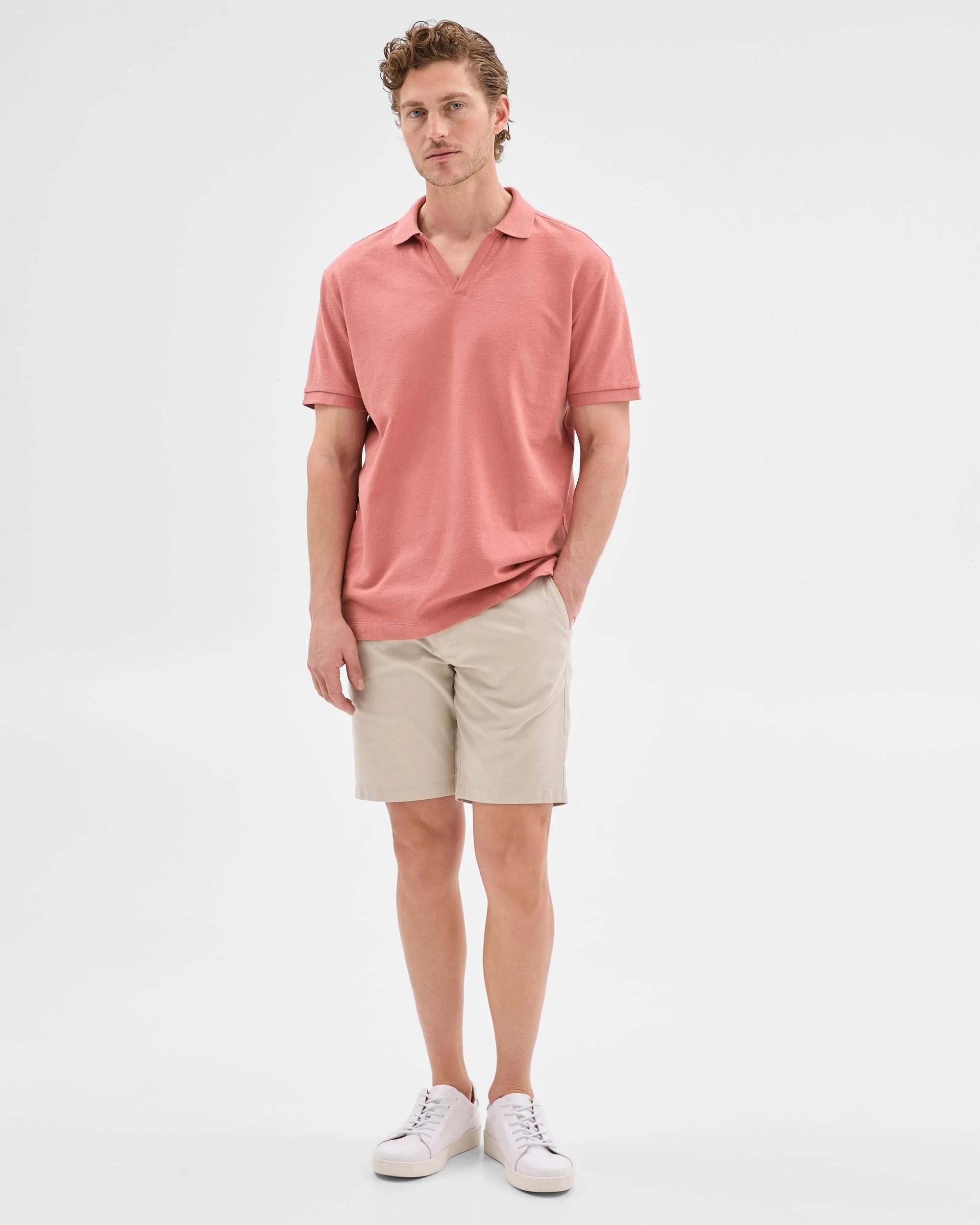 1 Target Man Australian Cotton Slim Chino Shorts PALE STONE, 1 of 5