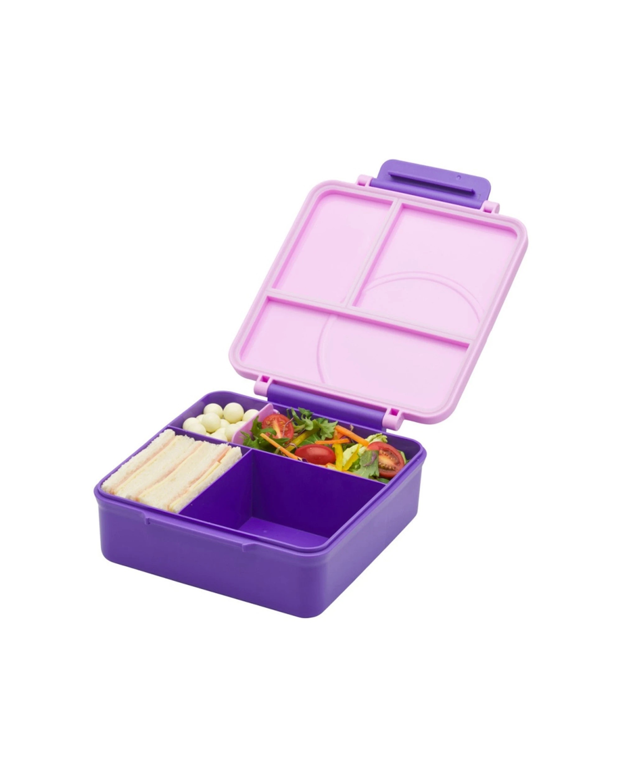 6 Avanti YumYum Bento Lunch Box With Insulated Food Jar 3 Compartments Violet - Purple, 6 of 6