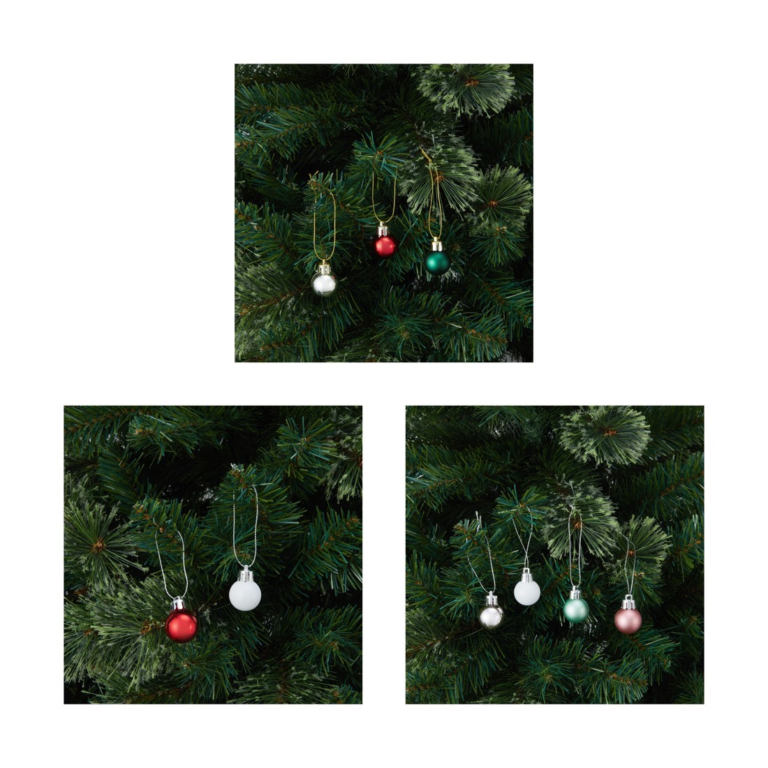 6 25 Pack Mini Baubles - Assorted, 6 of 6