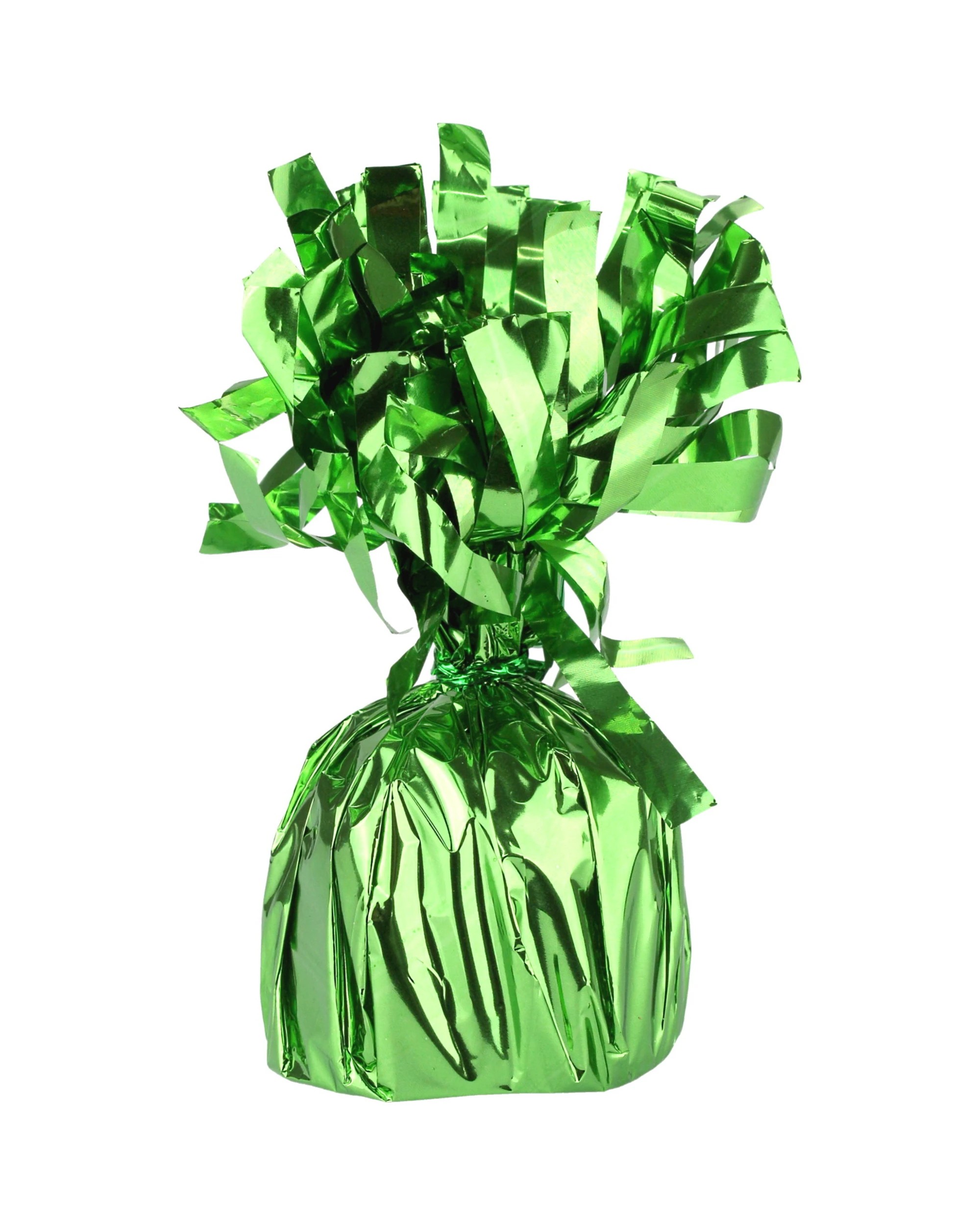 1 Partyrama Metallic Lime Foil Balloon Weight 11cm - Green, 1 of 1