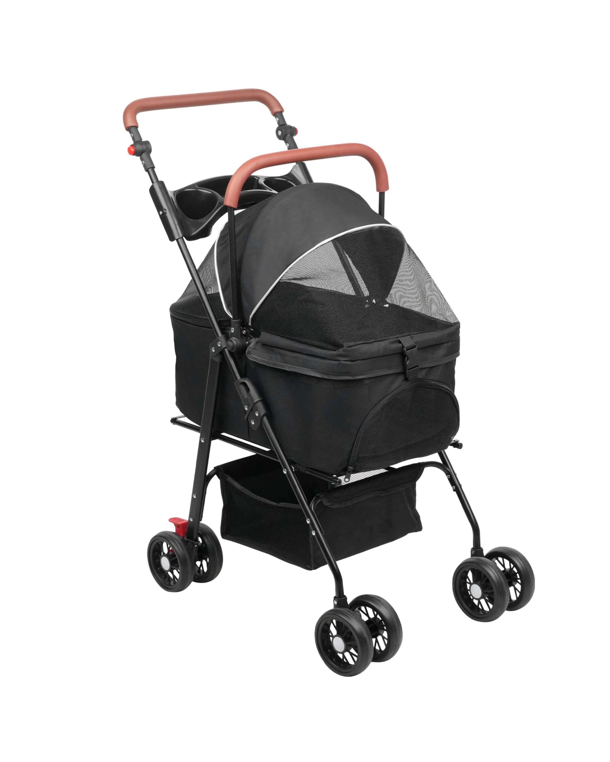 2 Advwin 3in1 Pet Stroller Dog Cat Carrier Foldable, 2 of 10