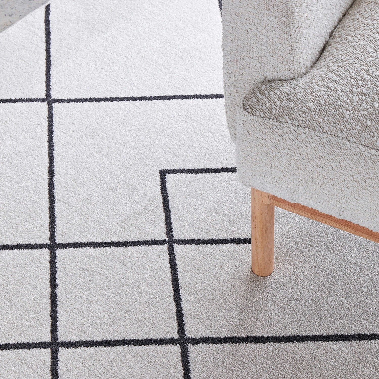 6 Common Ground Rugs Elysium Diego 330x240cm - Extra Large Pet Friendly Floor Rug - Off White - Natural, 6 of 7