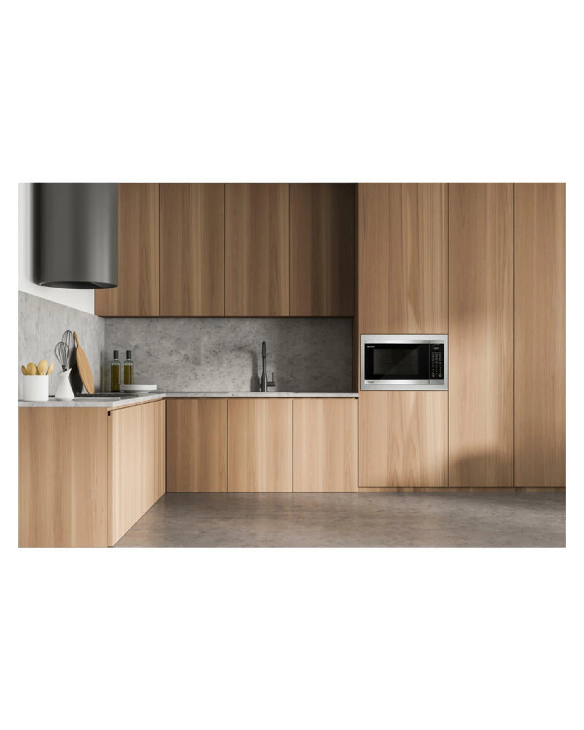 5 Sharp Flatbed 32 Litre Microwave - BLACK, 5 of 5