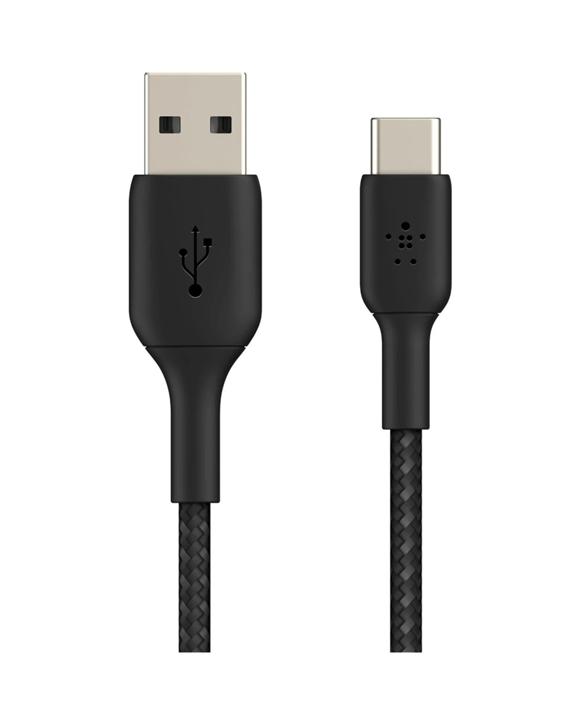 Belkin - BoostUP Charge Braided Cable USB-A to USB-C 3m - Black