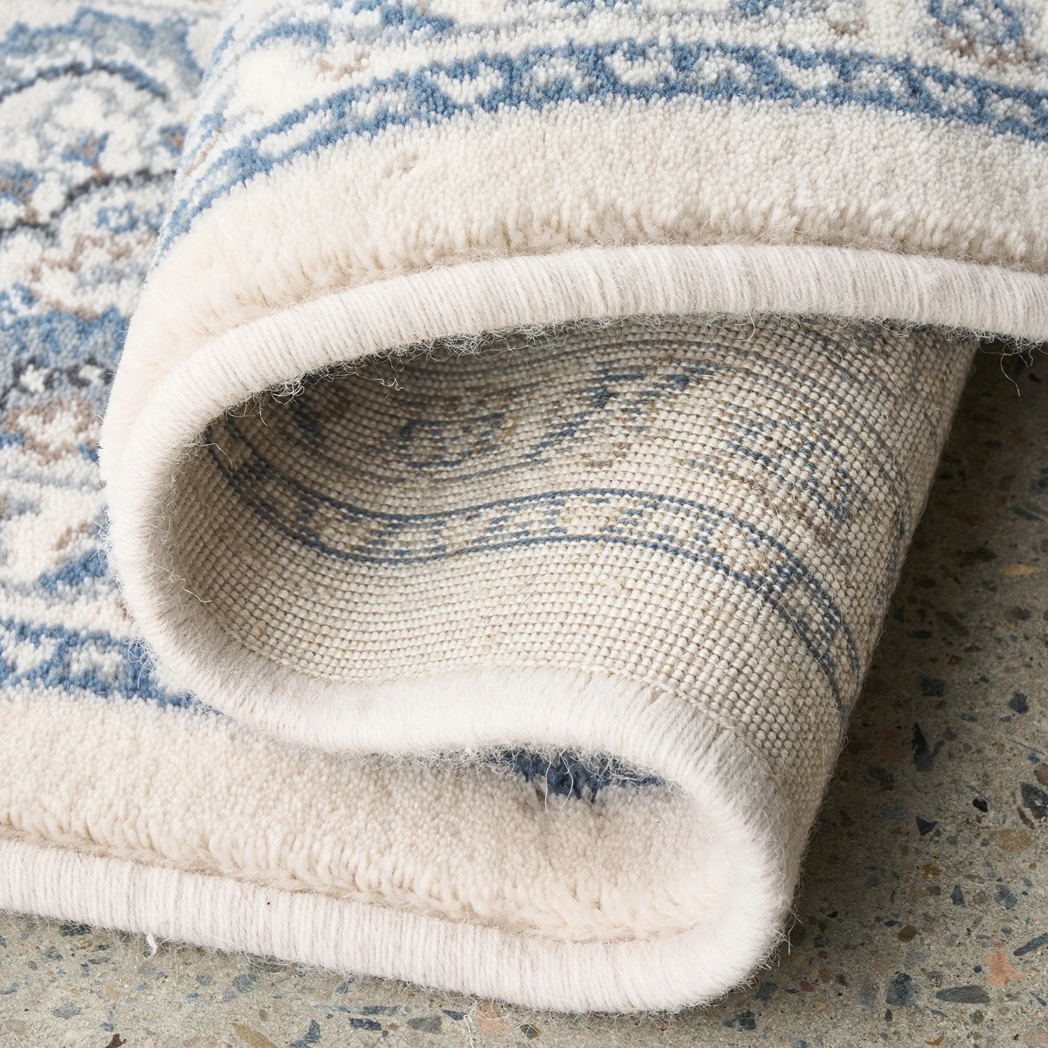 7 Common Ground Rugs Tempo Nain 300x200cm - Medium Power Loomed Wool Floor Rug - Beige, 7 of 7