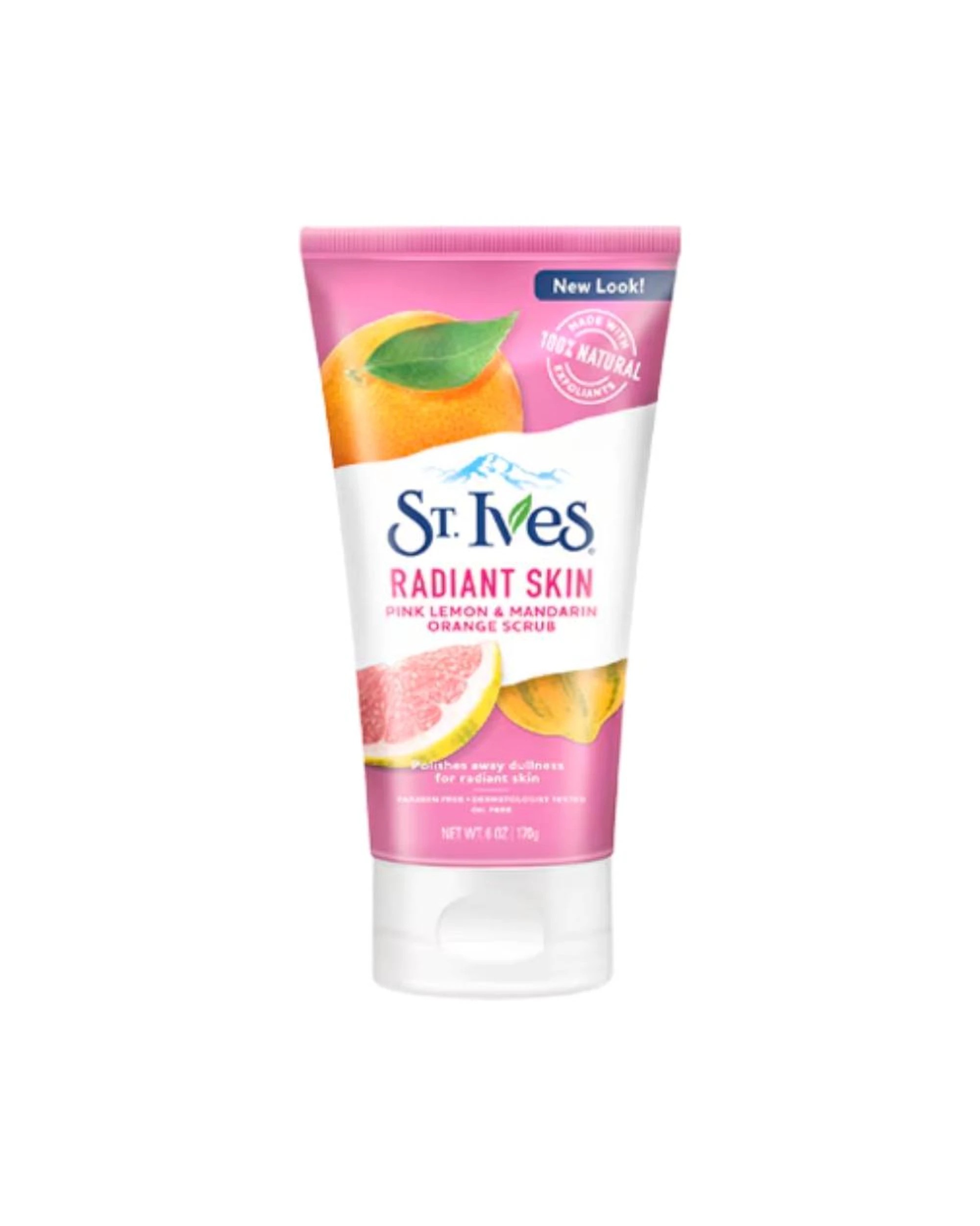 2 6 x St Ives Radiant Skin Pink Lemon And Mandarin Scrub 170g, 2 of 2