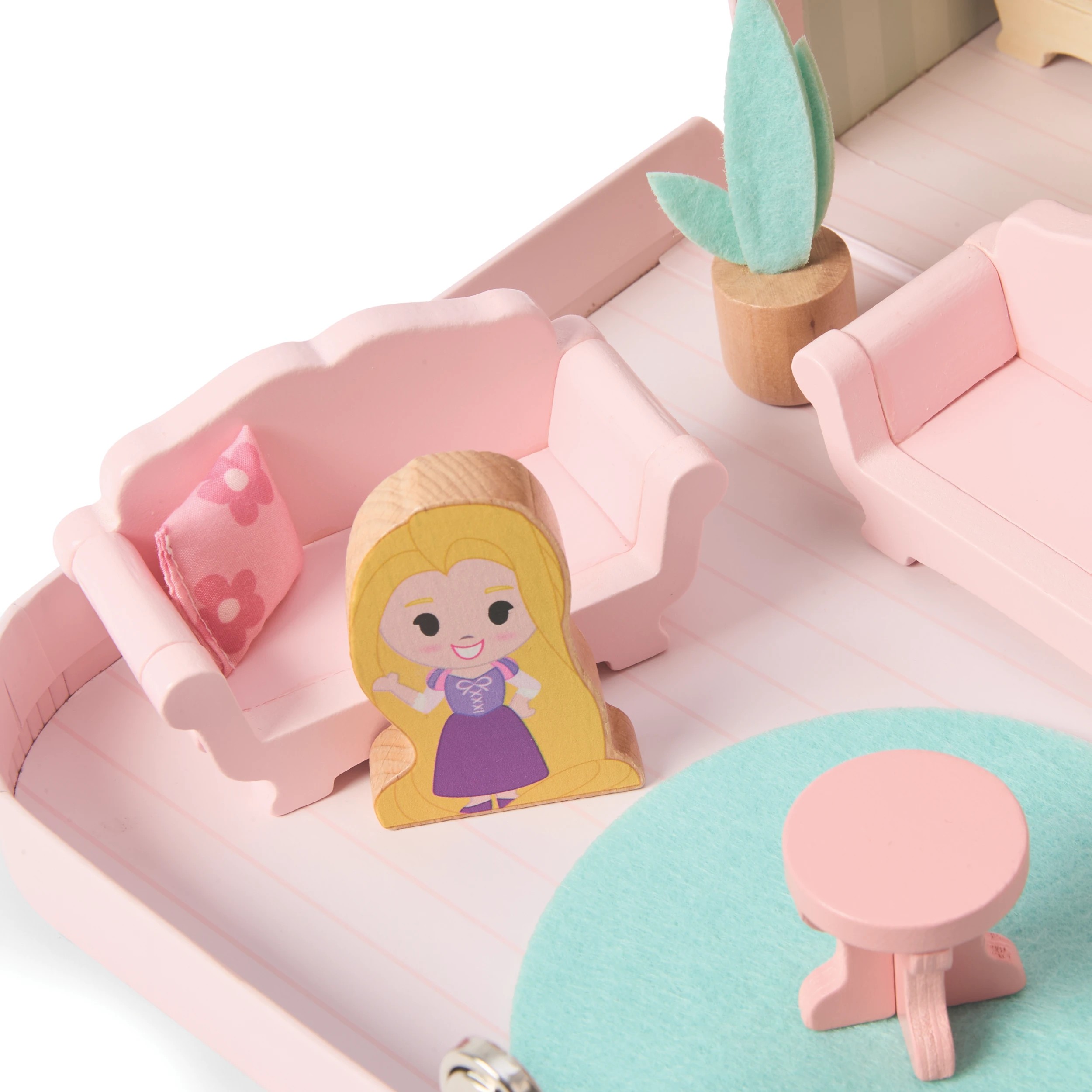 5 Disney Princess Suitcase Dollhouse Playset, 5 of 10