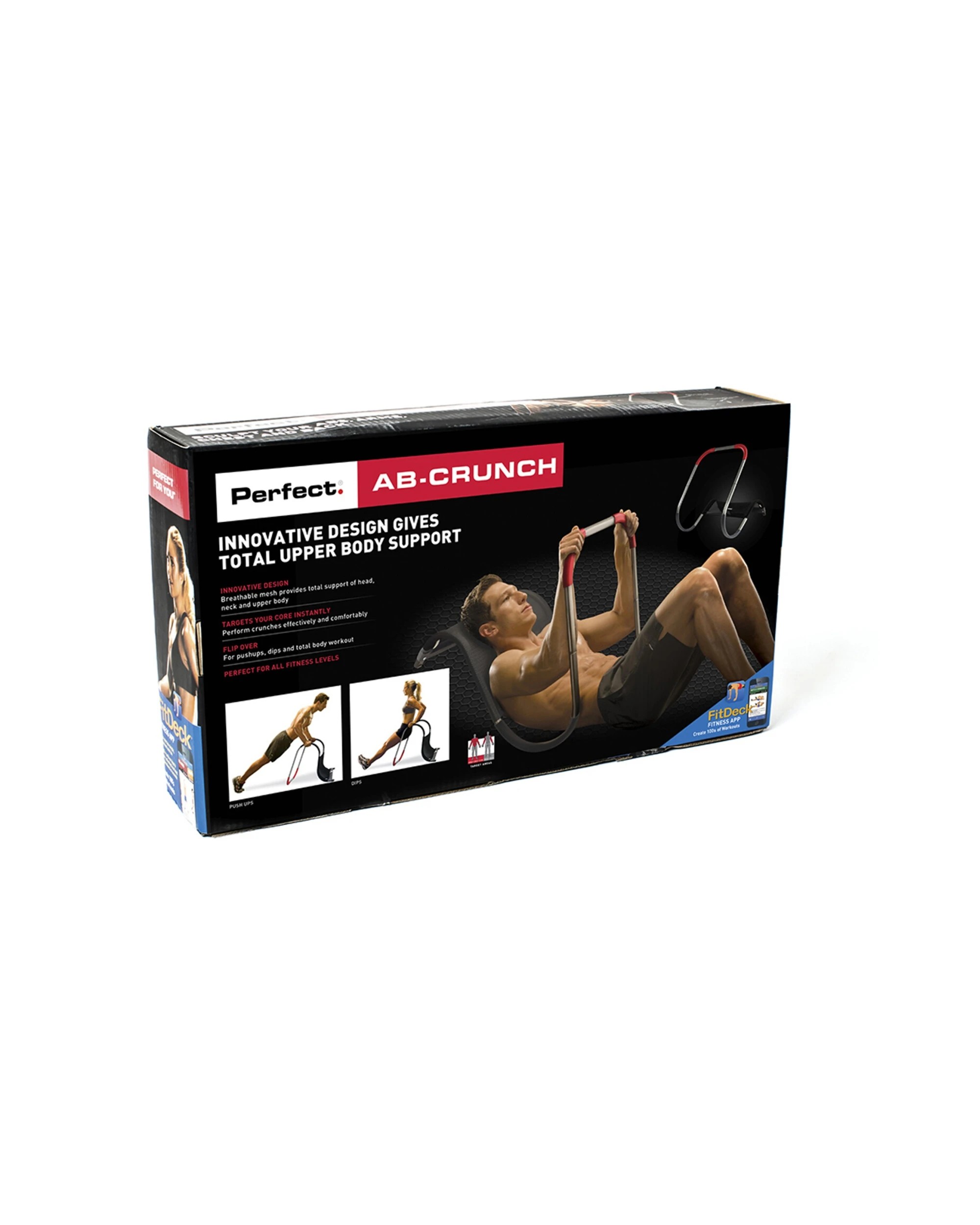 2 Perfect Fitness Perfect Ab Crunch Breathable Mesh Support Core Trainer - Multi, 2 of 5