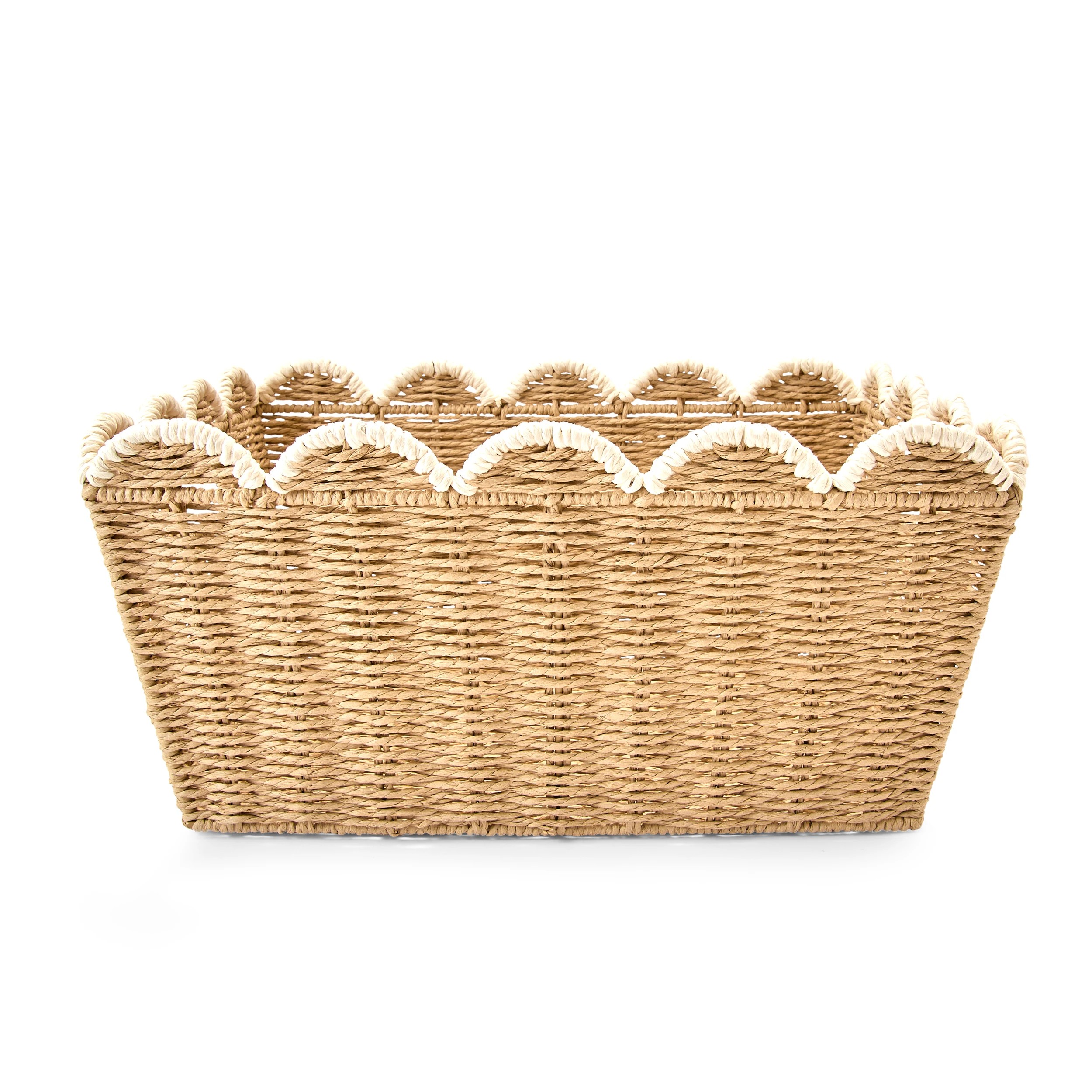 2 Wave Paper Rope Basket - Medium, 2 of 6