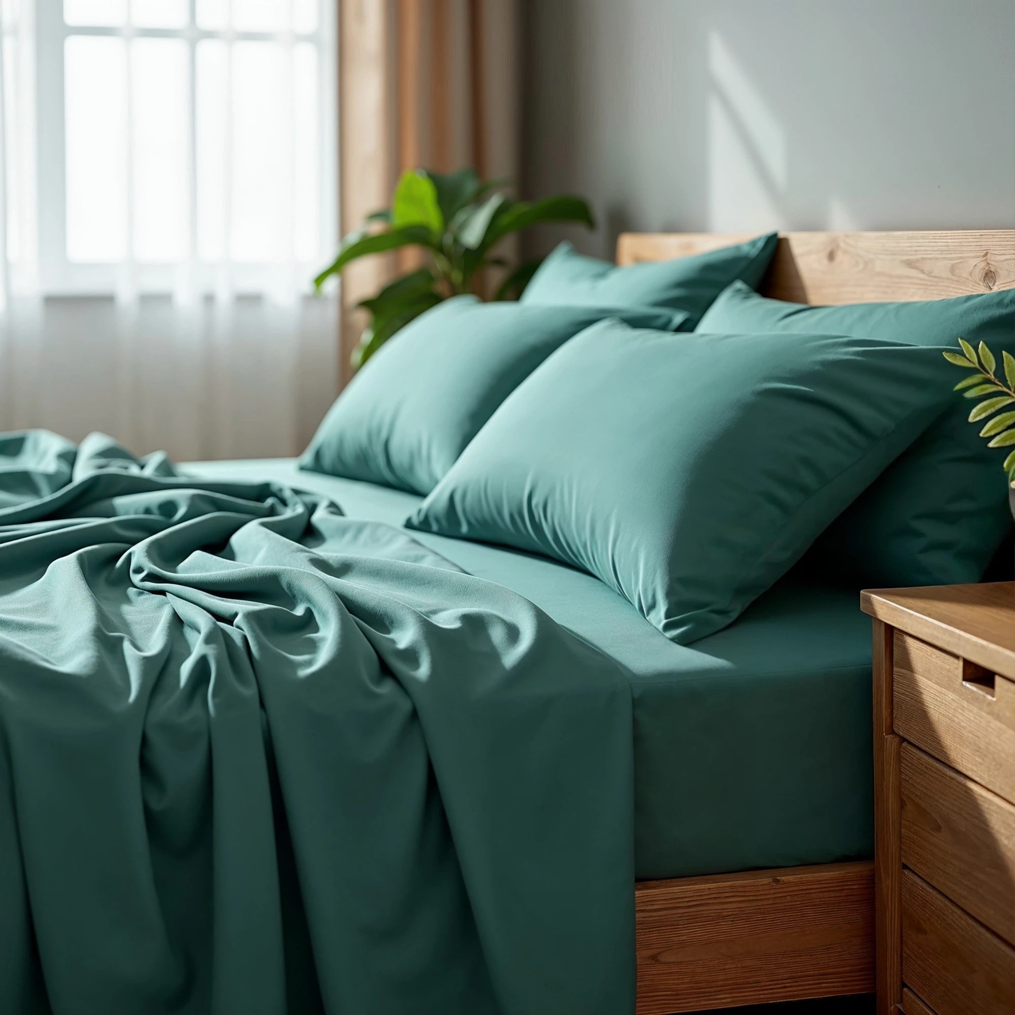 4 Royal Comfort 2000 Thread Count Bamboo Cooling Sheet Set Ultra Soft Bedding - Single Bed - Blue, 4 of 4
