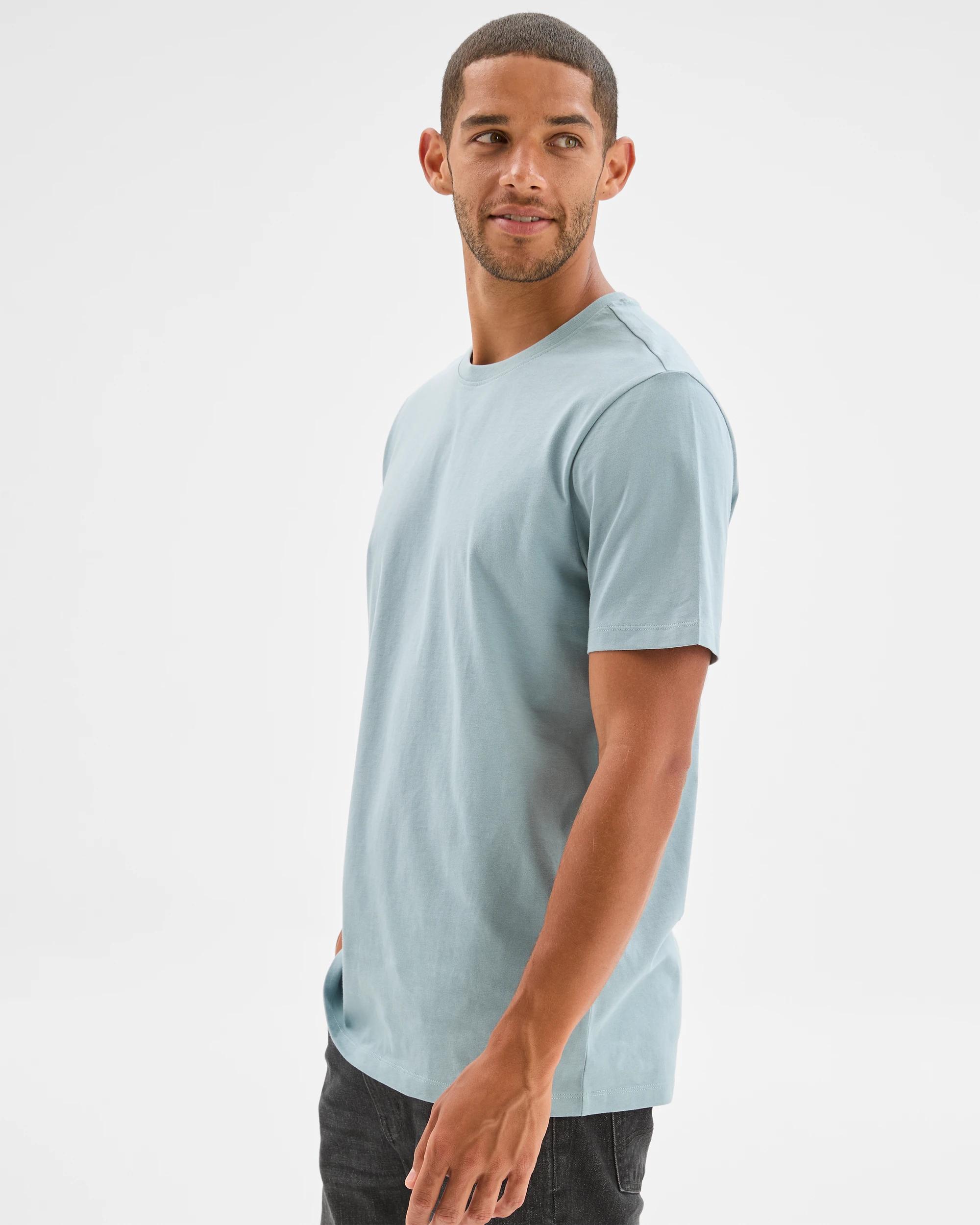 3 Target Australian Cotton T-Shirt DUSTY TEAL, 3 of 6