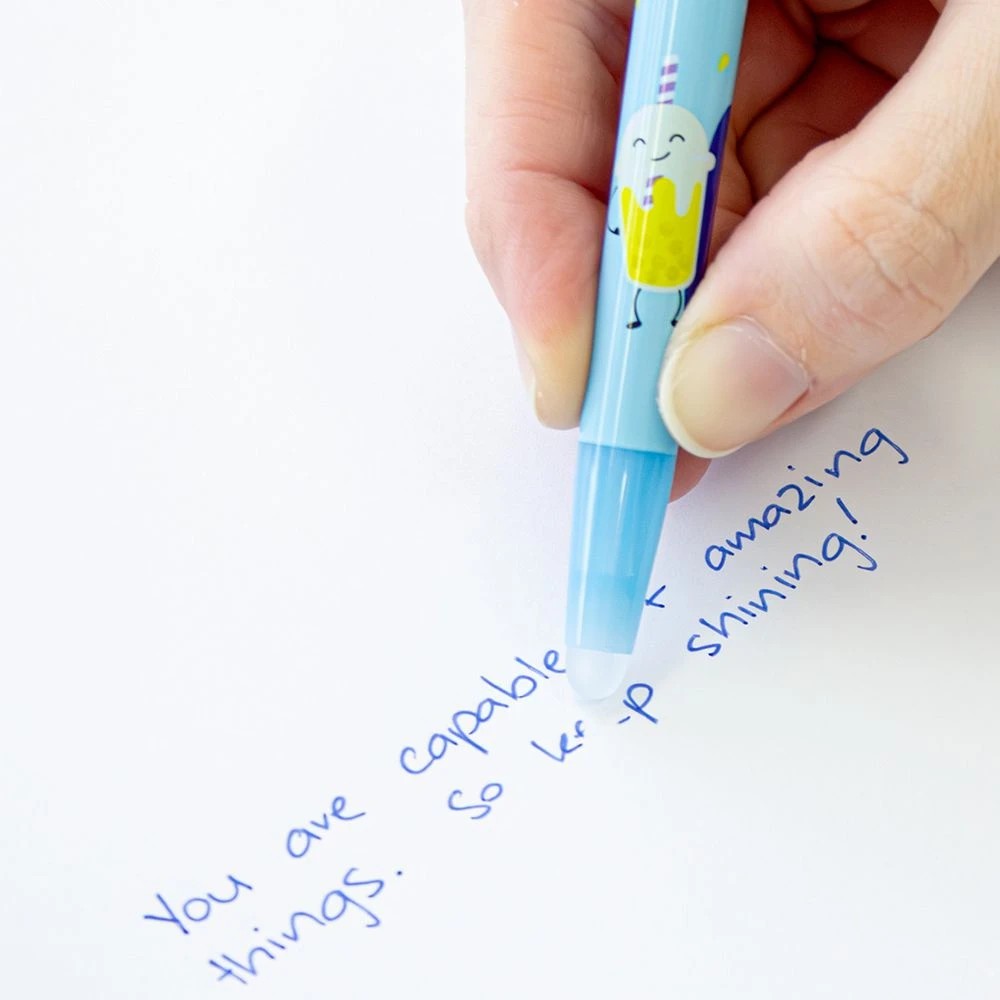 7 PILOT FriXionBall PoolParty Erasable Gel Pen 0.7mm Blue 3Pk, 7 of 9